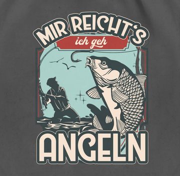 Shirtracer Turnbeutel Mir reicht's ich geh angeln, Angler Geschenke