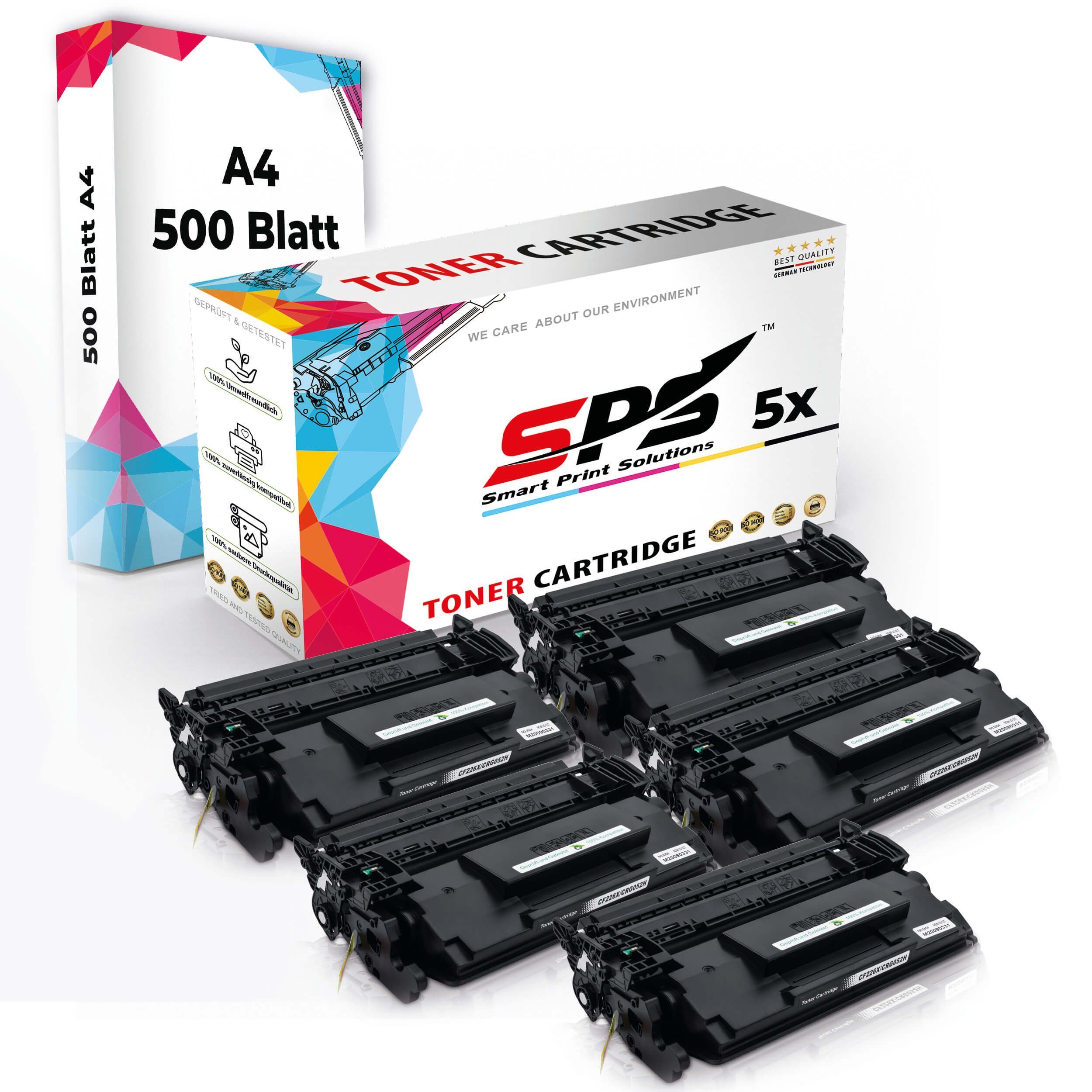 Tonerkartusche Kompatibel, + 5x A4 Set Multipack Druckerpapier) A4 Pack, 5x Toner,1x Druckerpapier SPS (6er