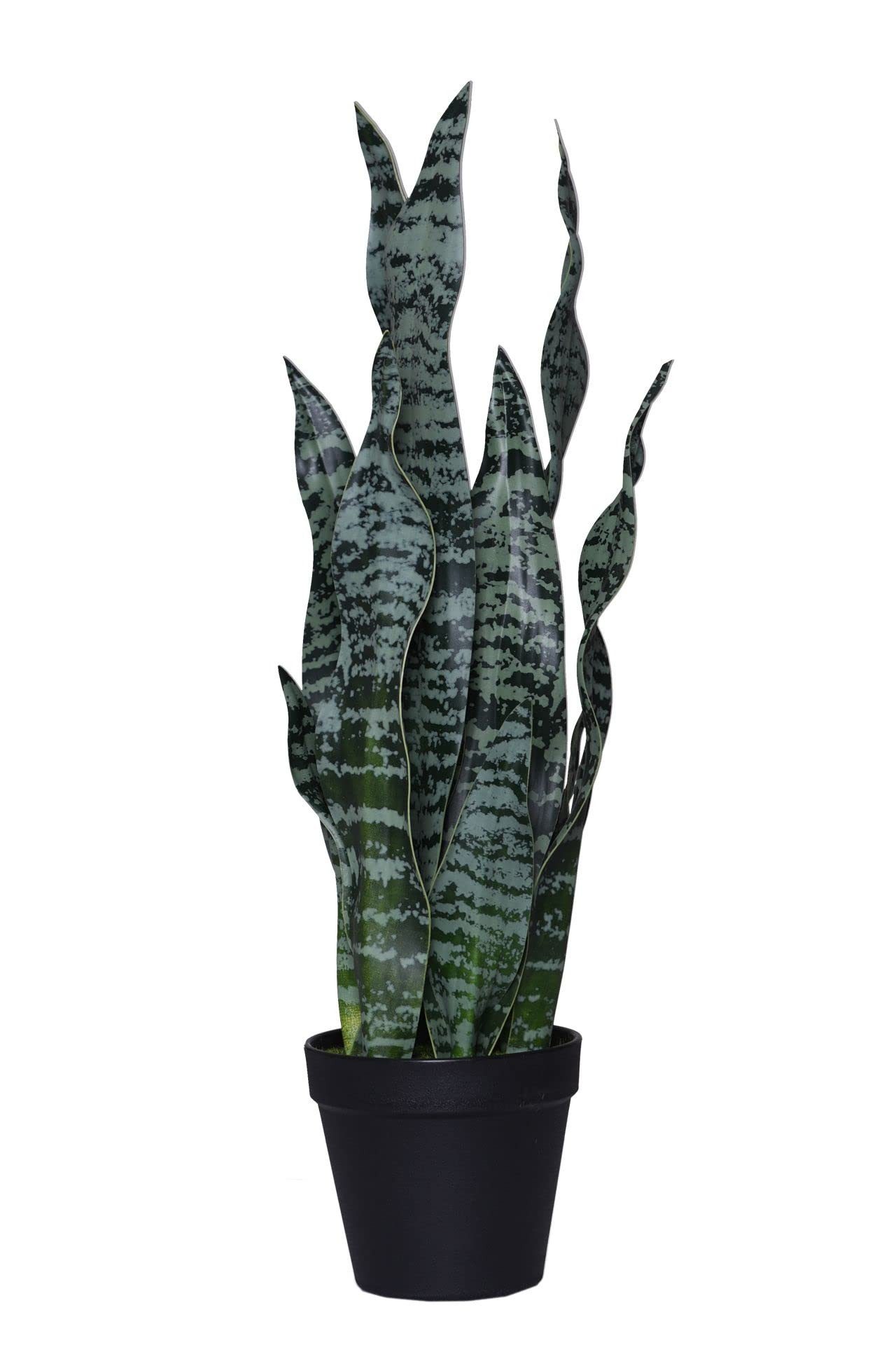 Kunstpflanze Kunstpflanze Bogenhanf Sanseviera künstlich SANSI - 12x53 cm, VIVANNO, Höhe 53 cm
