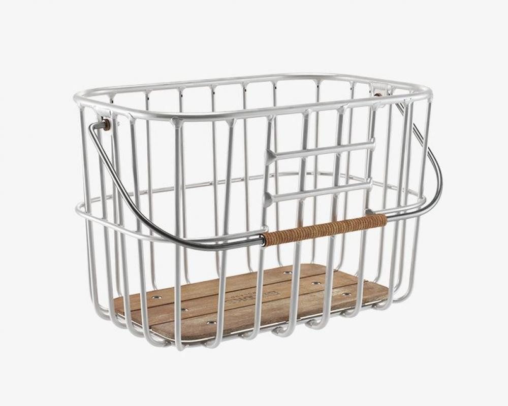 BROOKS ENGLAND Fahrradkorb BROOKS Hoxton Basket - eleganter Fahrradkorb 25 Liter aus Aluminium mi