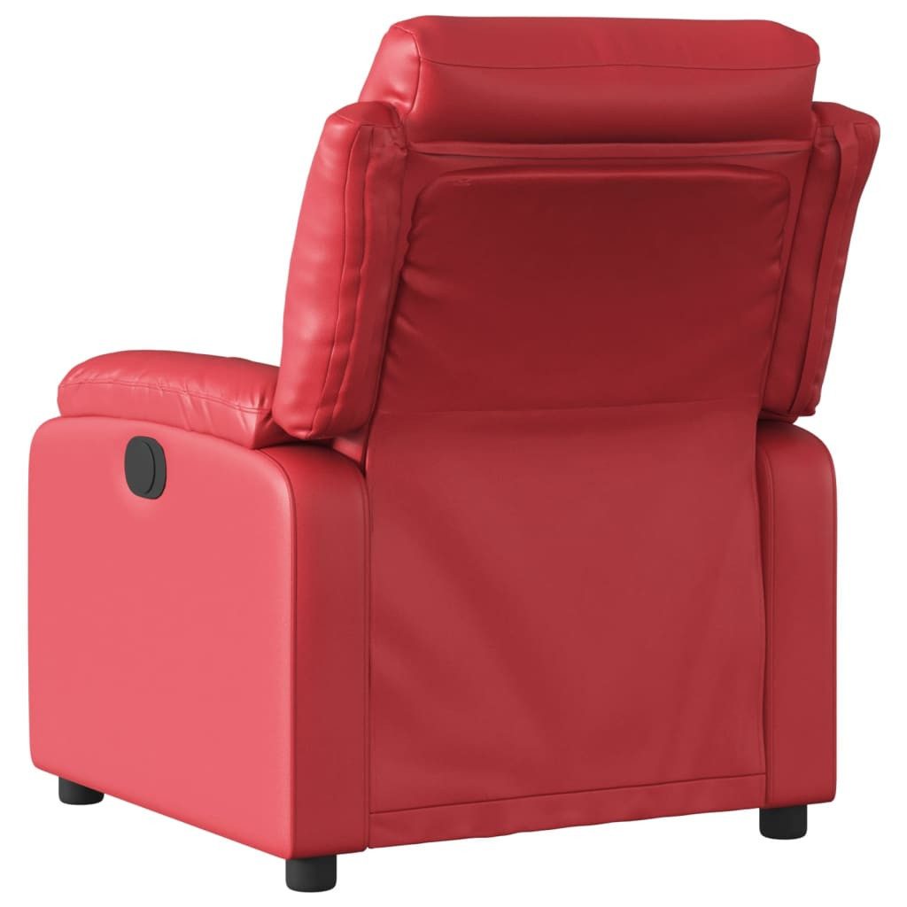 vidaXL Sessel Relaxsessel Rot Kunstleder (1-St) günstig online kaufen