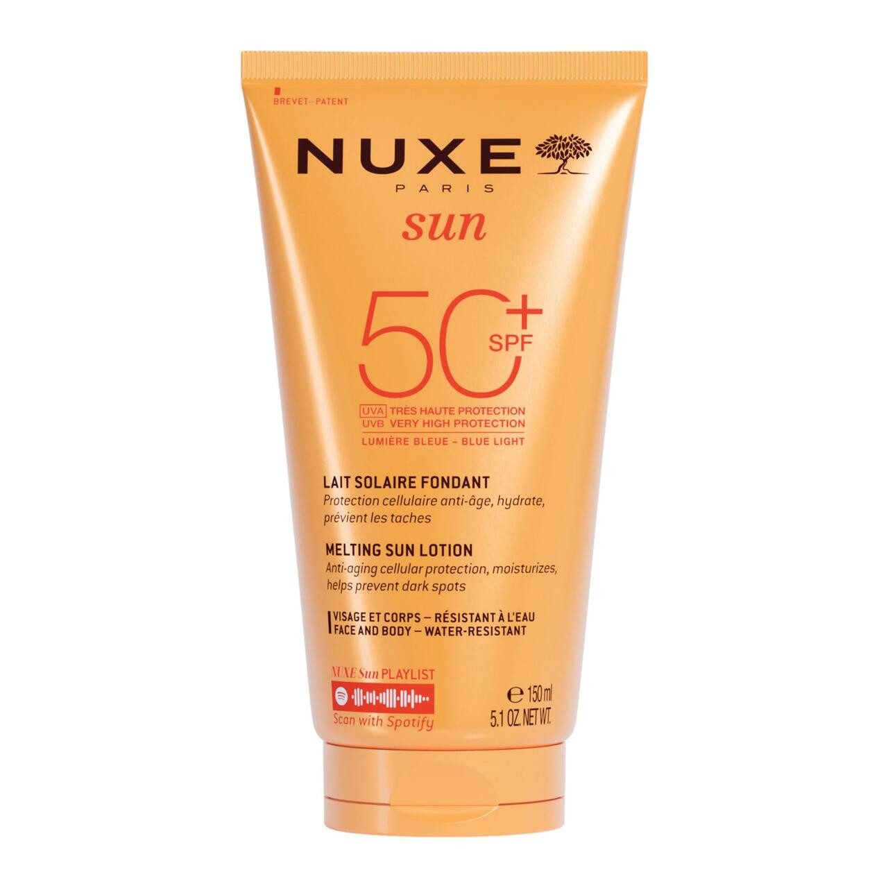 Nuxe Sonnenschutzmilch Sun Lait Solaire Fondant SPF 50, für Все Hauttypen