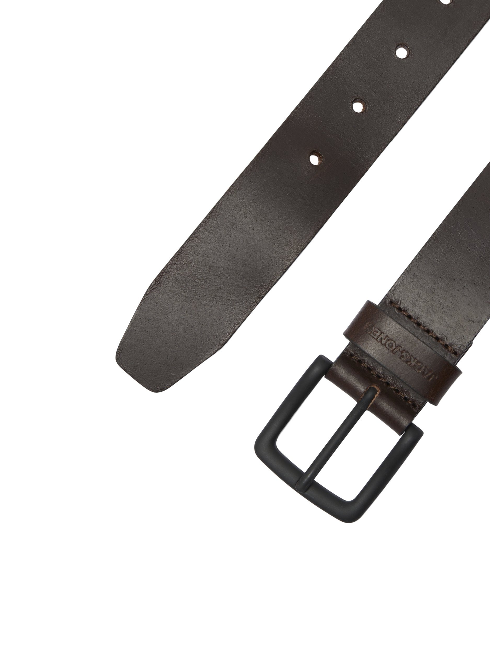 Black Jones & Jack NOOS LEATHER Coffee BELT Ledergürtel JACROMA