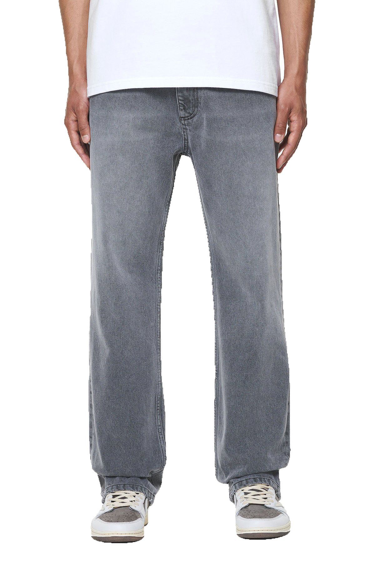 Pegador 5-Pocket-Jeans Baltra Baggy logogeprägte Knöpfe und Nieten