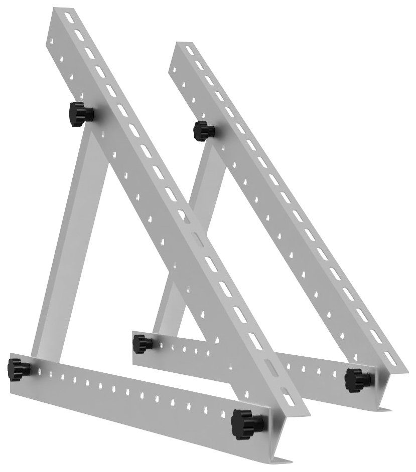 offgridtec Solarmodul-Halterung Solarmodulträger Mono Axial Two, (Set, 6-tlg., Neigung 0-90°, inkl. Befestigungsschrauben)