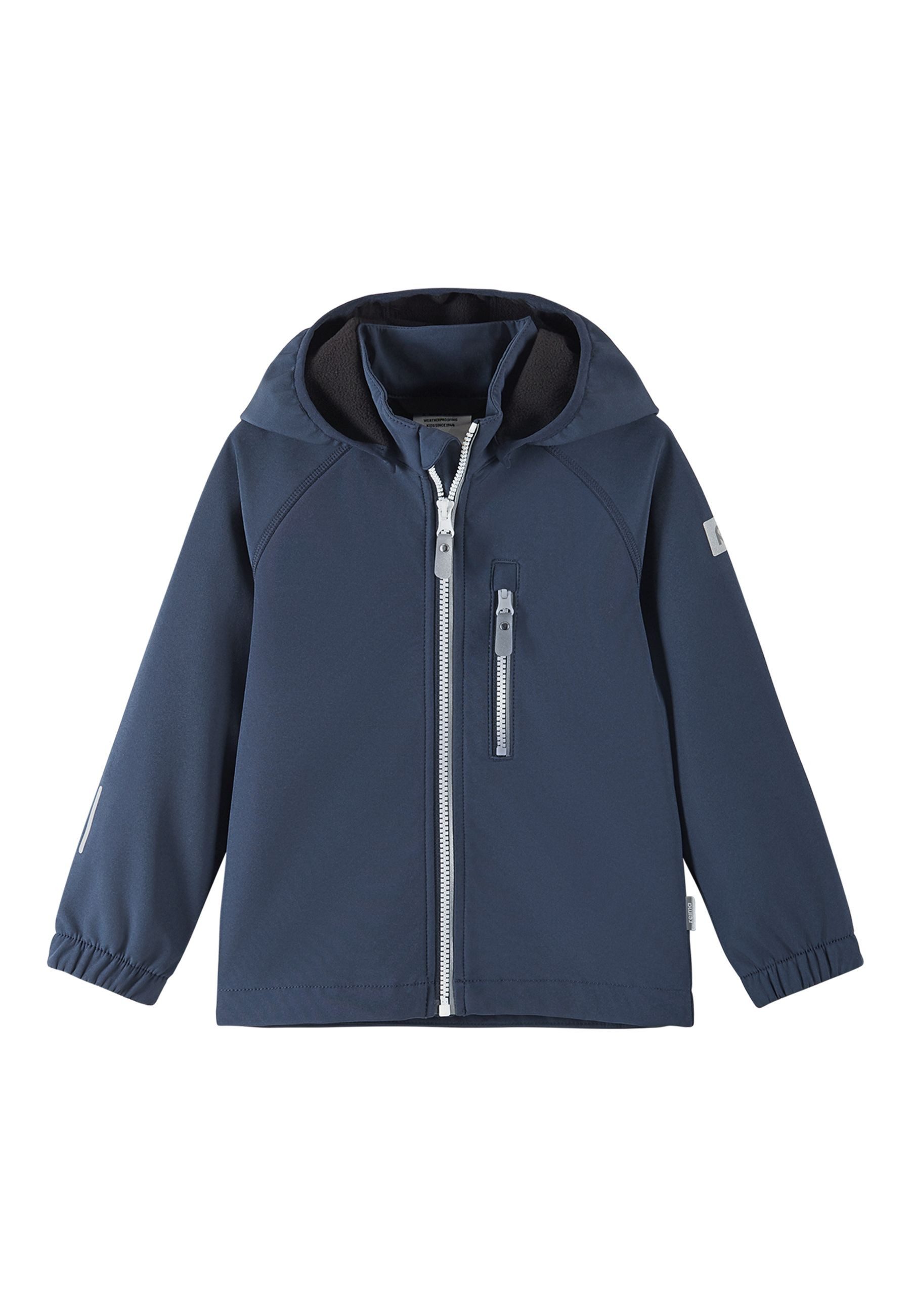 reima Softshelljacke VANTTI Softshell Jacke (1-St) bluesign®-zertifiziert, recyceltes Material, Wassersäule > 10 000 mm