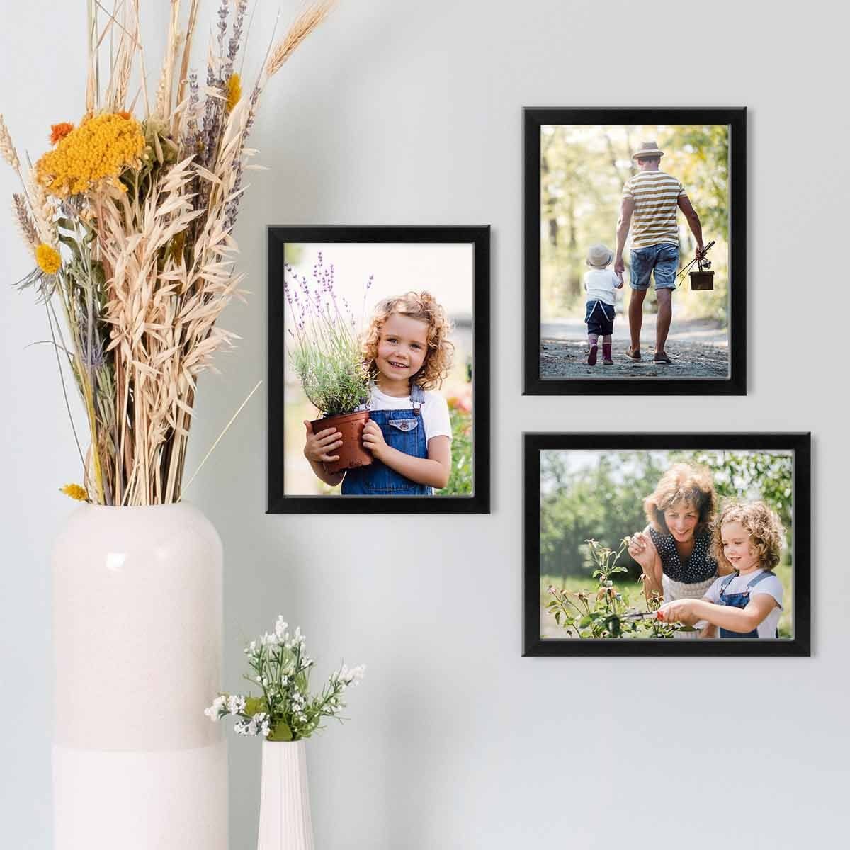 PHOTOLINI Bilderrahmen 3er Set, stabiles MDF-Holz, günstig online kaufen