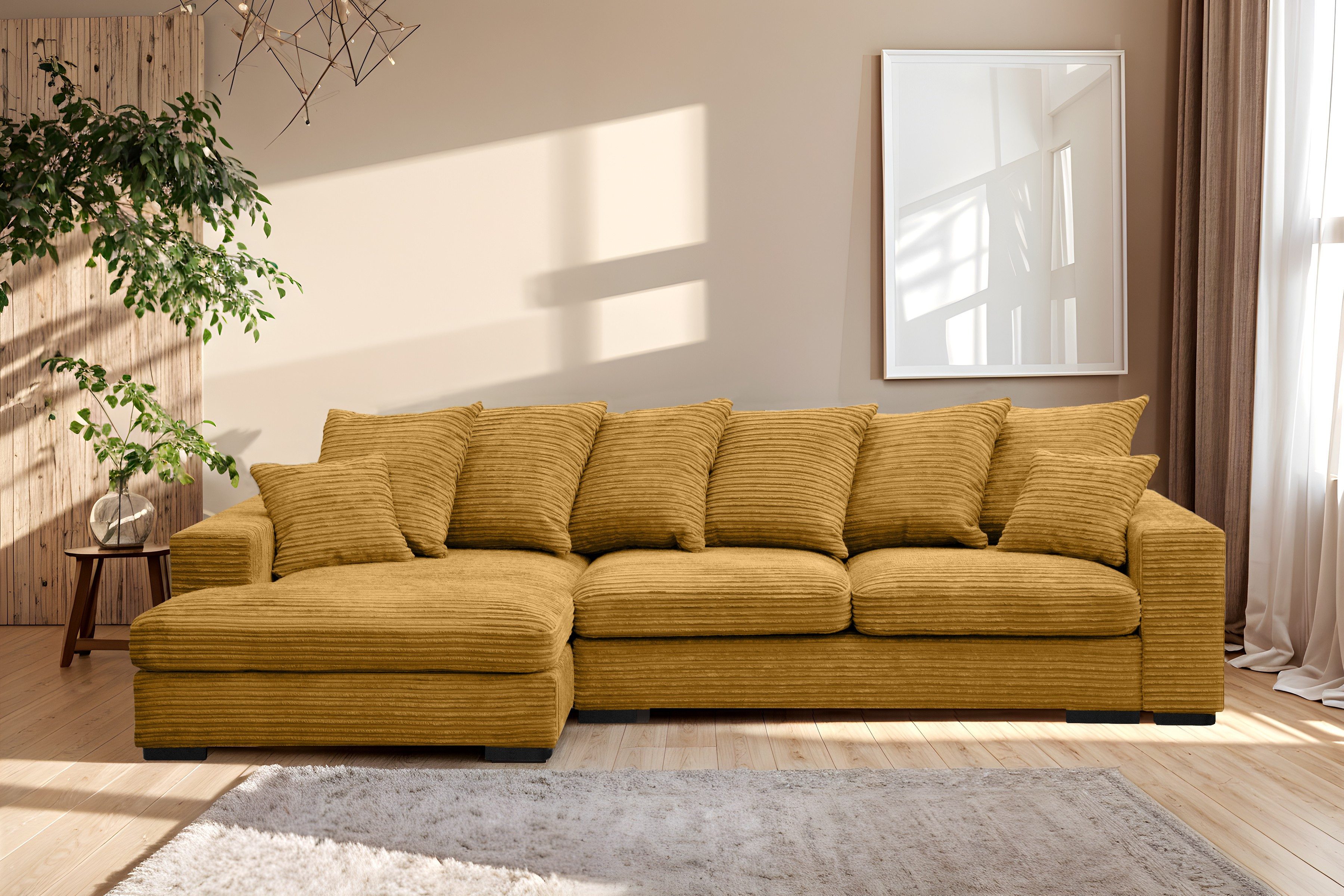 Kaiser Möbel Ecksofa Sofa L-form, Couch günstig online kaufen