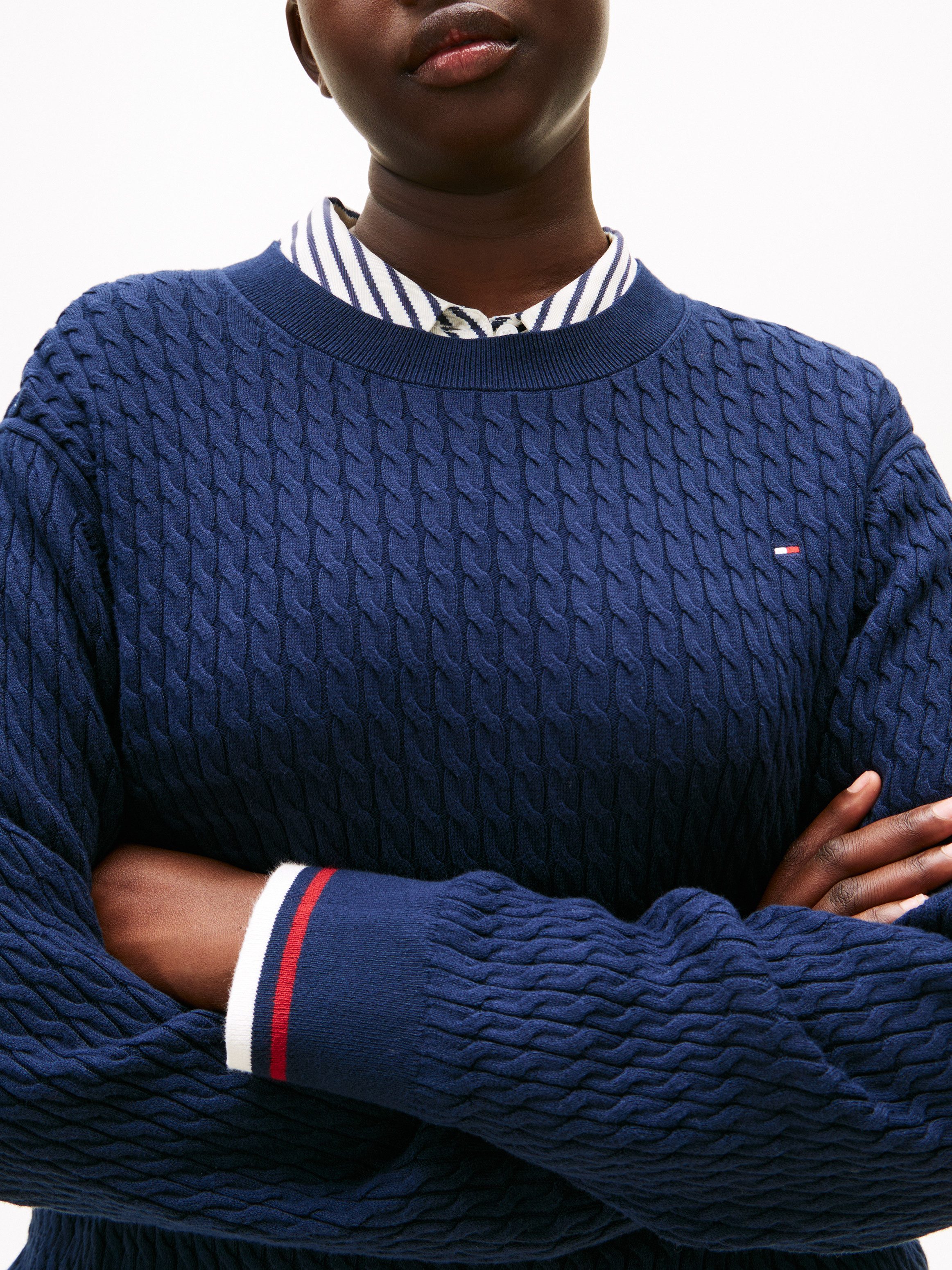 Tommy Hilfiger Curve Strickpullover CRV CO günstig online kaufen