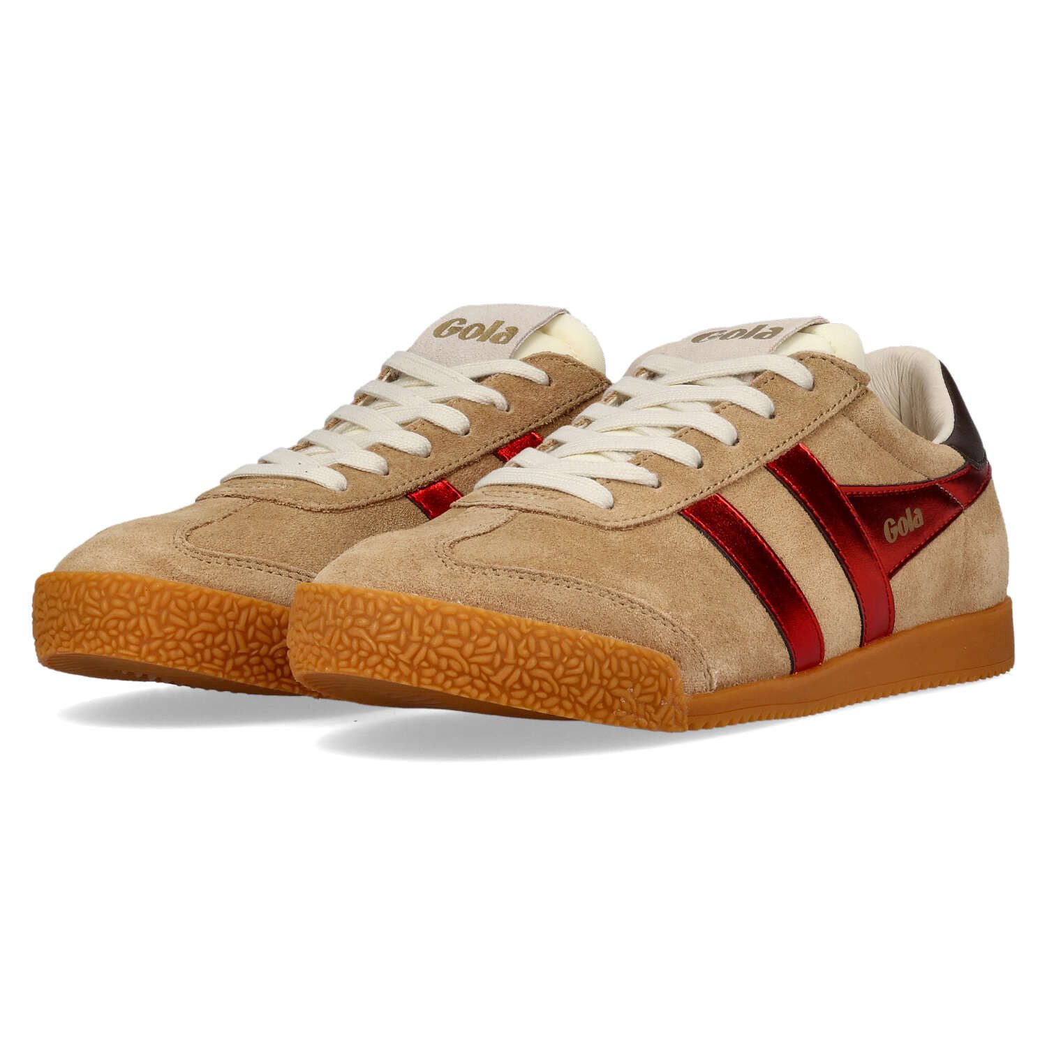 Gola Gola Elan Glitz Light Caramel/Red/Dark Brown Sneaker