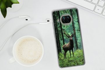 MuchoWow Handyhülle Hirsche - Wald - Bäume - Tiere - Natur, Phone Case, Handyhülle Xiaomi Mi 10T Lite, Silikon, Schutzhülle