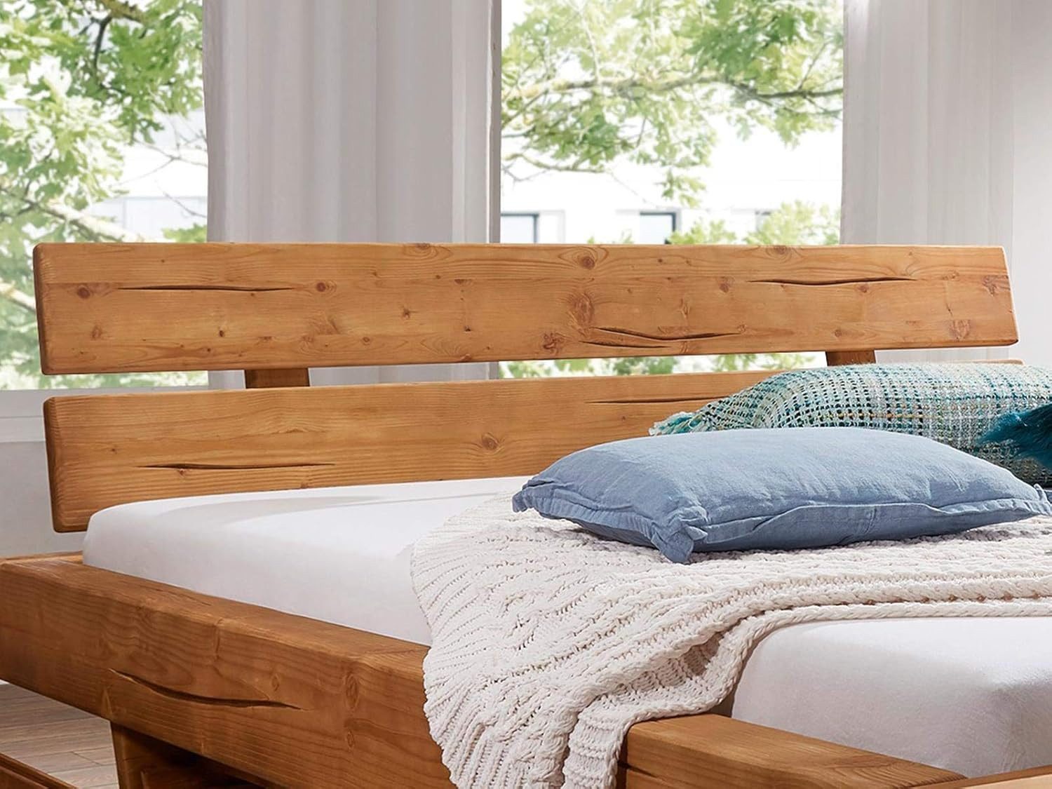 Lebenswert Massivholzbett Morant Bay, Liegefläche 180x200 cm günstig online kaufen