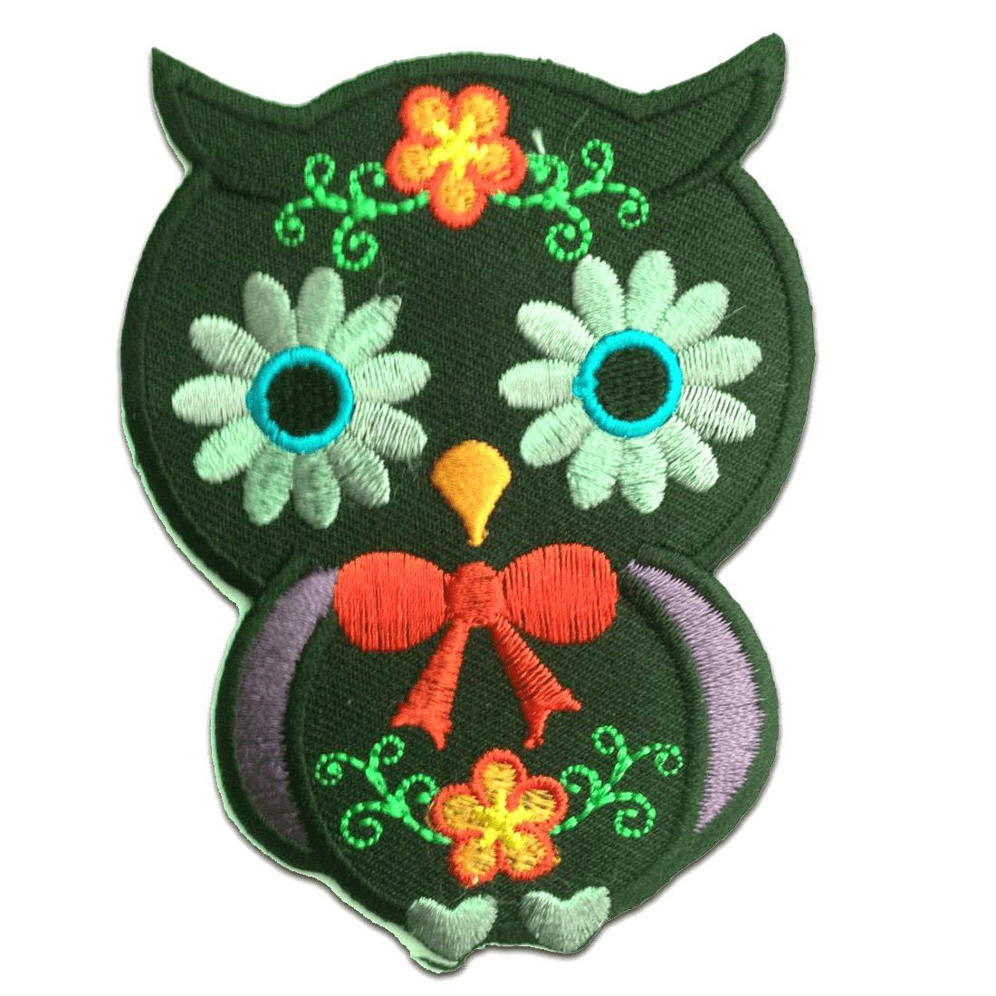 Catch the Patch Aufnäher Bügelbild, Aufbügler, Applikationen, Patches, Flicken, zum aufbügeln, Polyester, Eule Tier - Größe: 6.7 x 9.0 cm