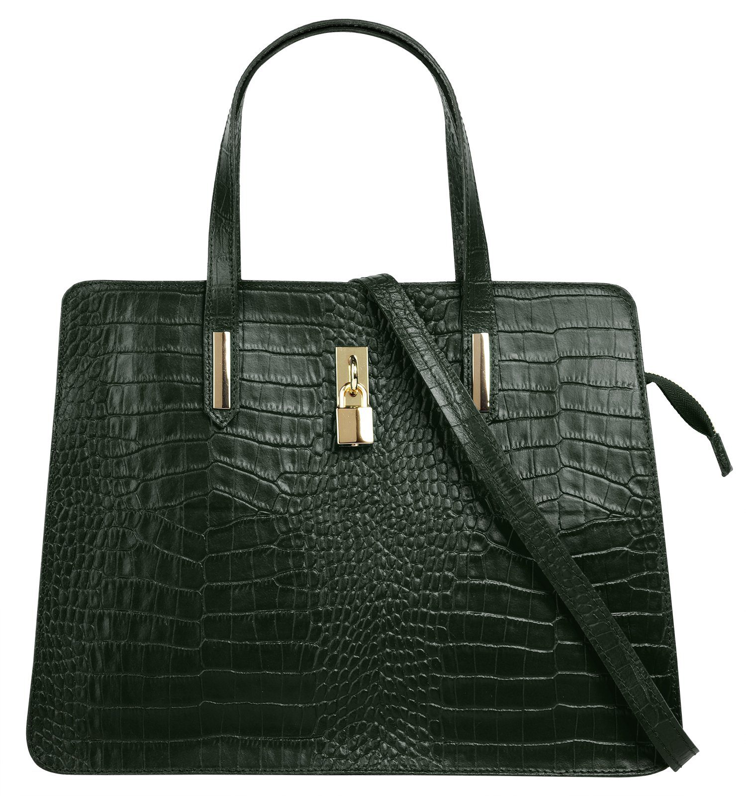 Cluty Henkeltasche, echt Leder, Made in Italy. € 69,95