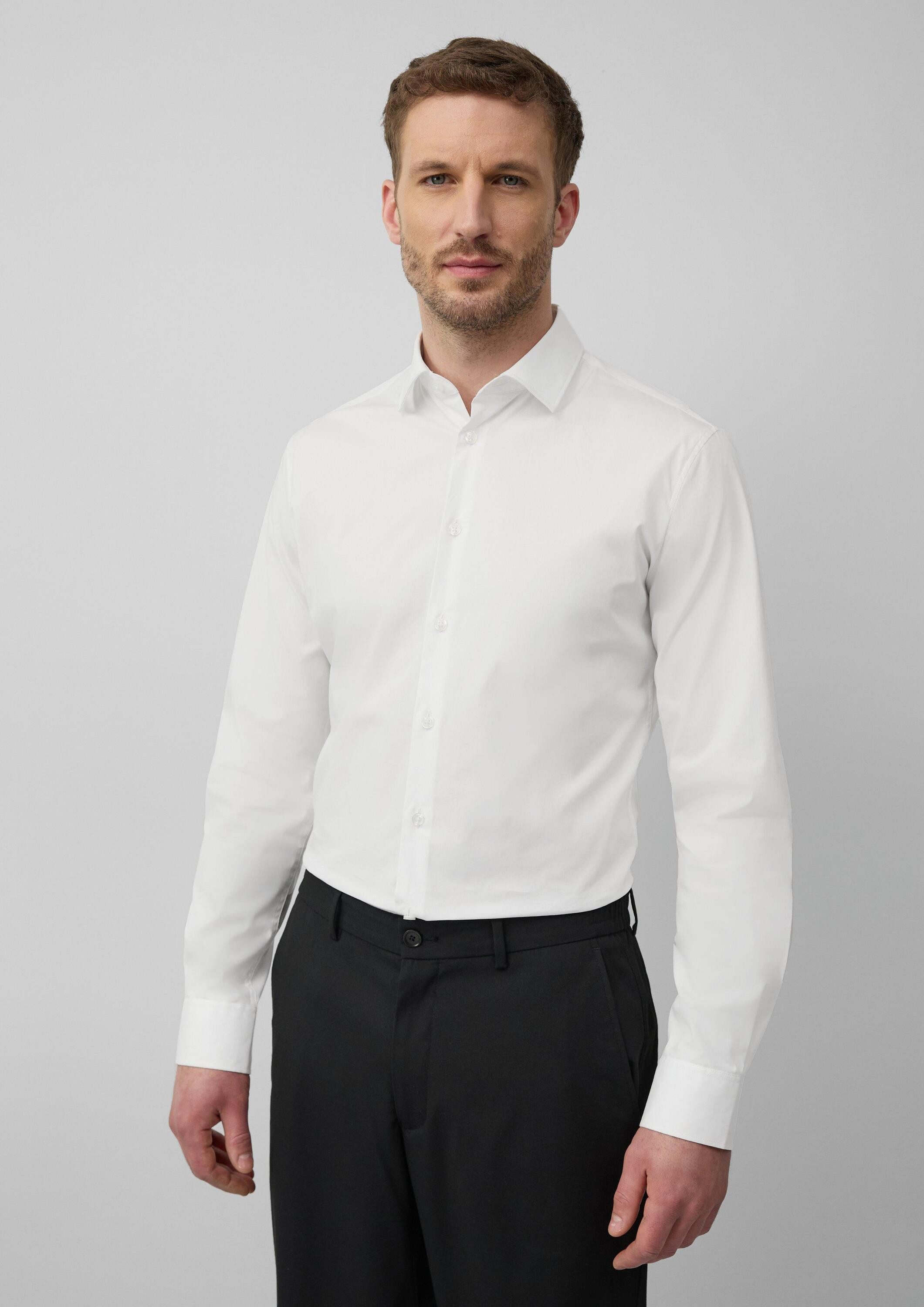 s.Oliver Langarmhemd Hemd Tailored Fit: Businesshemd aus Baumwollstretch günstig online kaufen