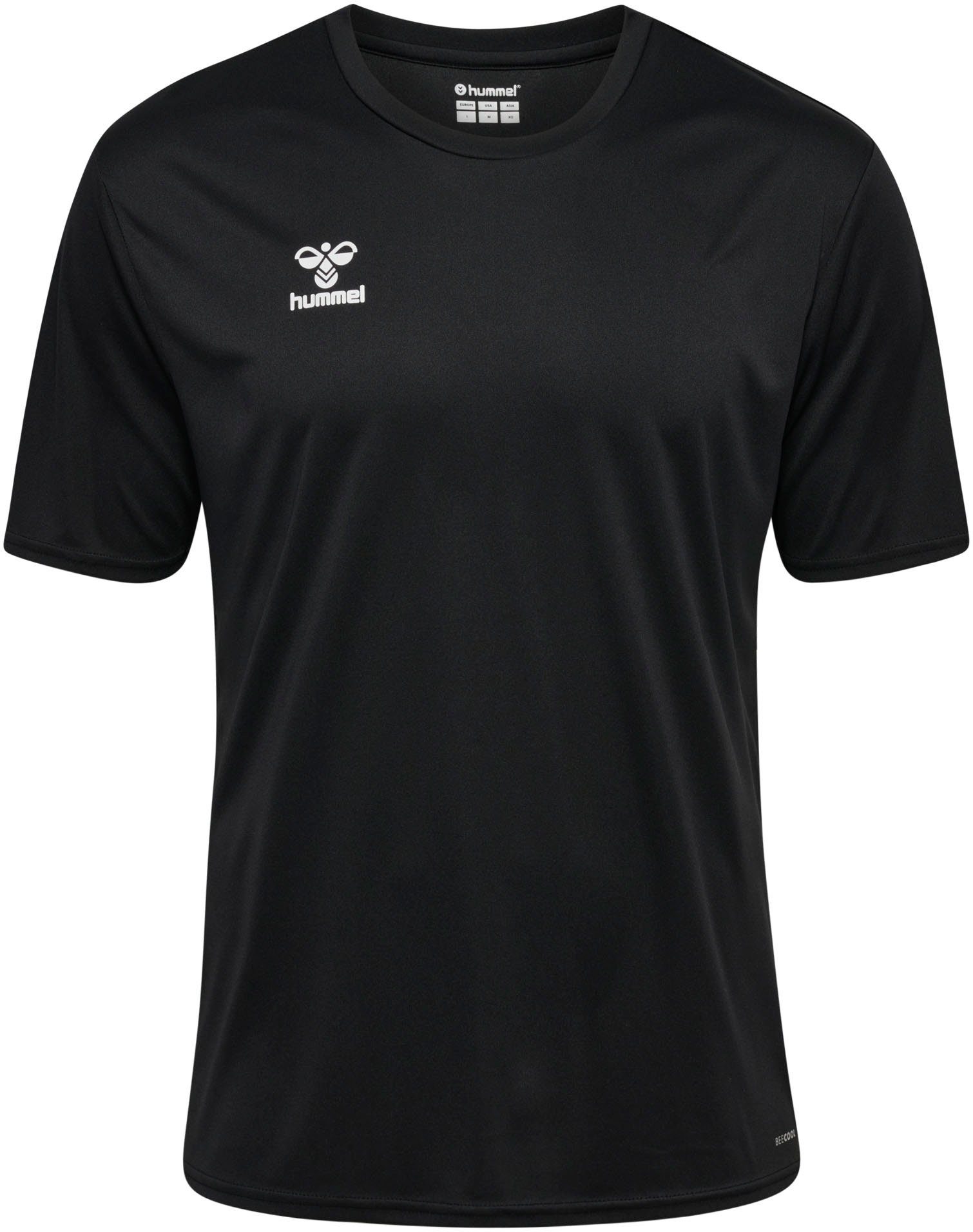 hummel Trainingsshirt HMLESSENTIAL JERSEY S/S Kurzarm-Design, mit Rundhalsausschnitt, in Trikot-Qualität