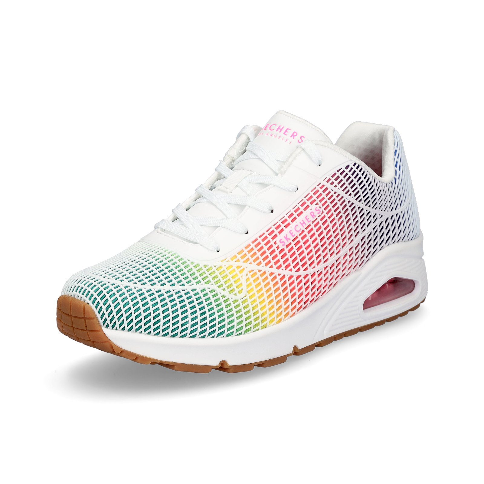 Skechers Skechers Damen Sneaker UNO Eye Catching weiß multi Sneaker