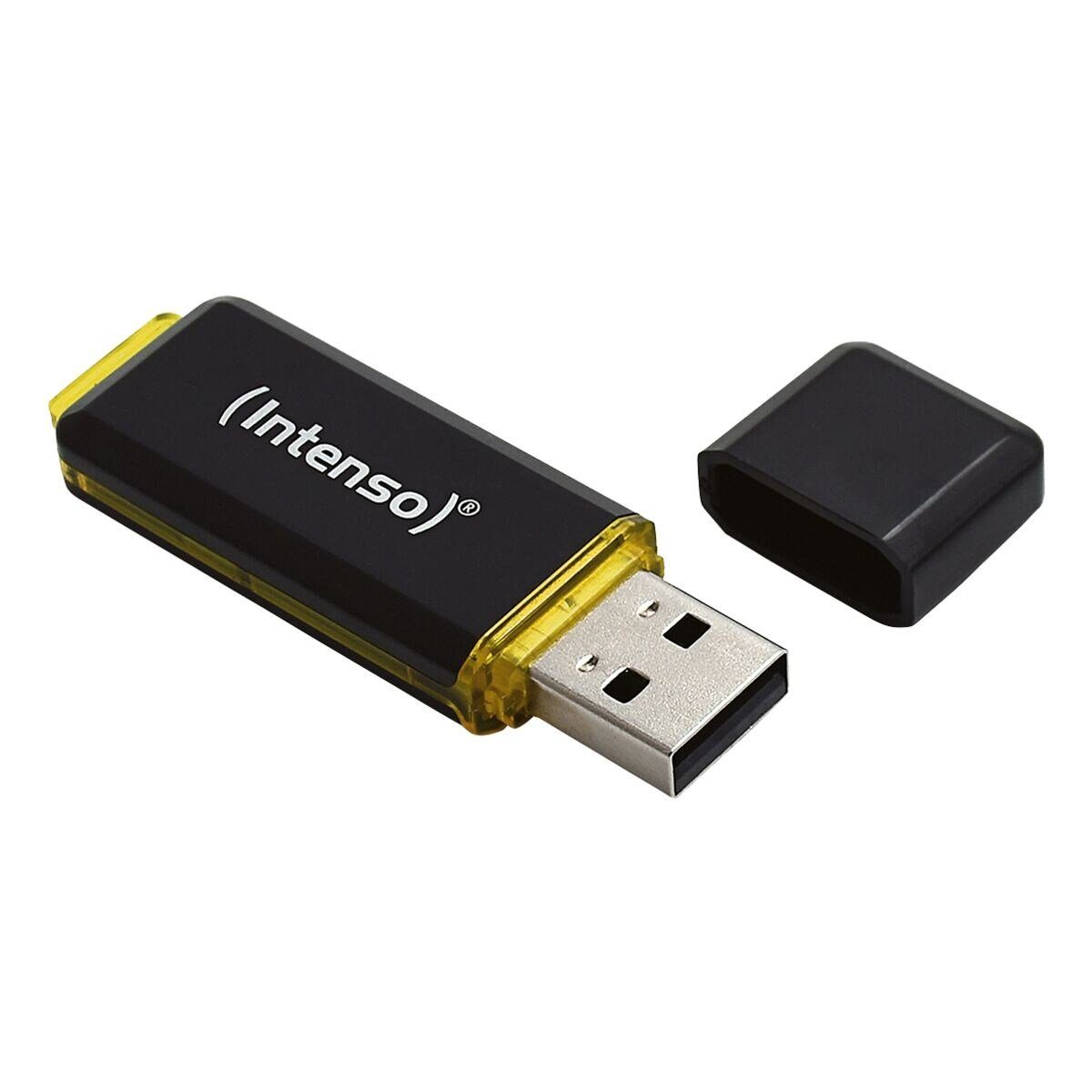 Intenso High Speed Line USB-Stick (Lesegeschwindigkeit 250 MB/s, mit Schutzkappe und Befestigungsöse)