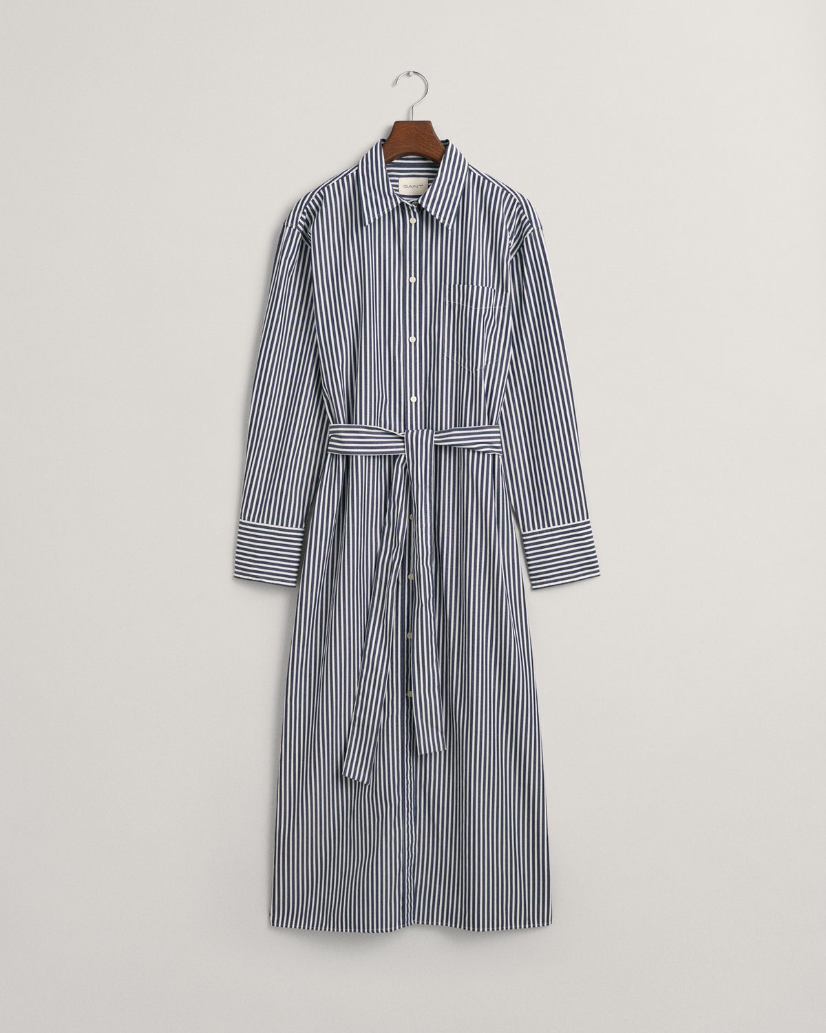 Gant Sommerkleid REL STRIPED POPLIN SHIRT DRESS, CLASSIC BLUE