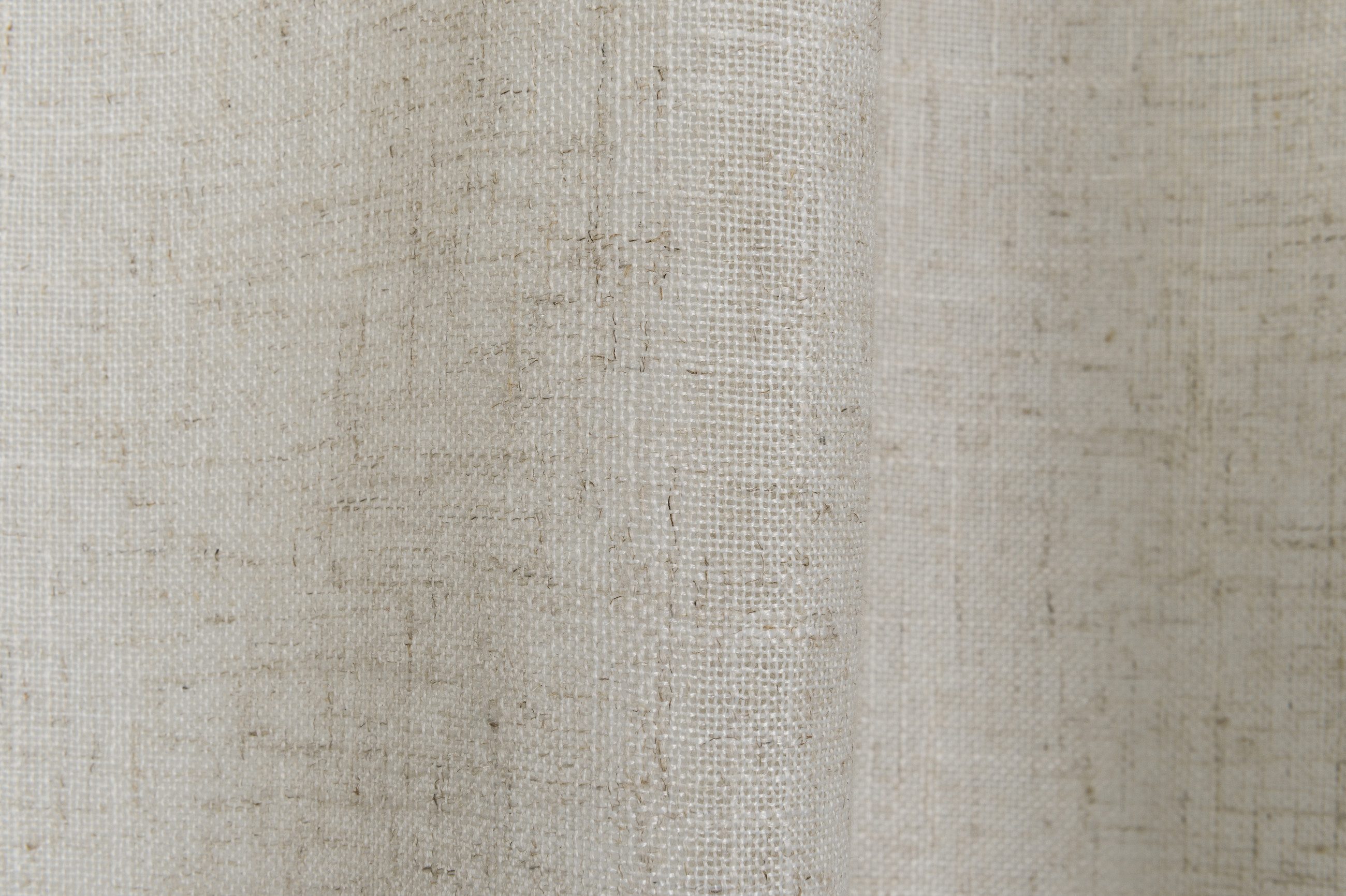 ELBERSDRUCKE Vorhang Gardine mit verdeckten Schlaufen Emotions beige 255 x 140 cm (1 St), Multifunktionsband, halbtransparent, PolyesterLeinen/Flachs, einfarbig, modern, Leinenlook