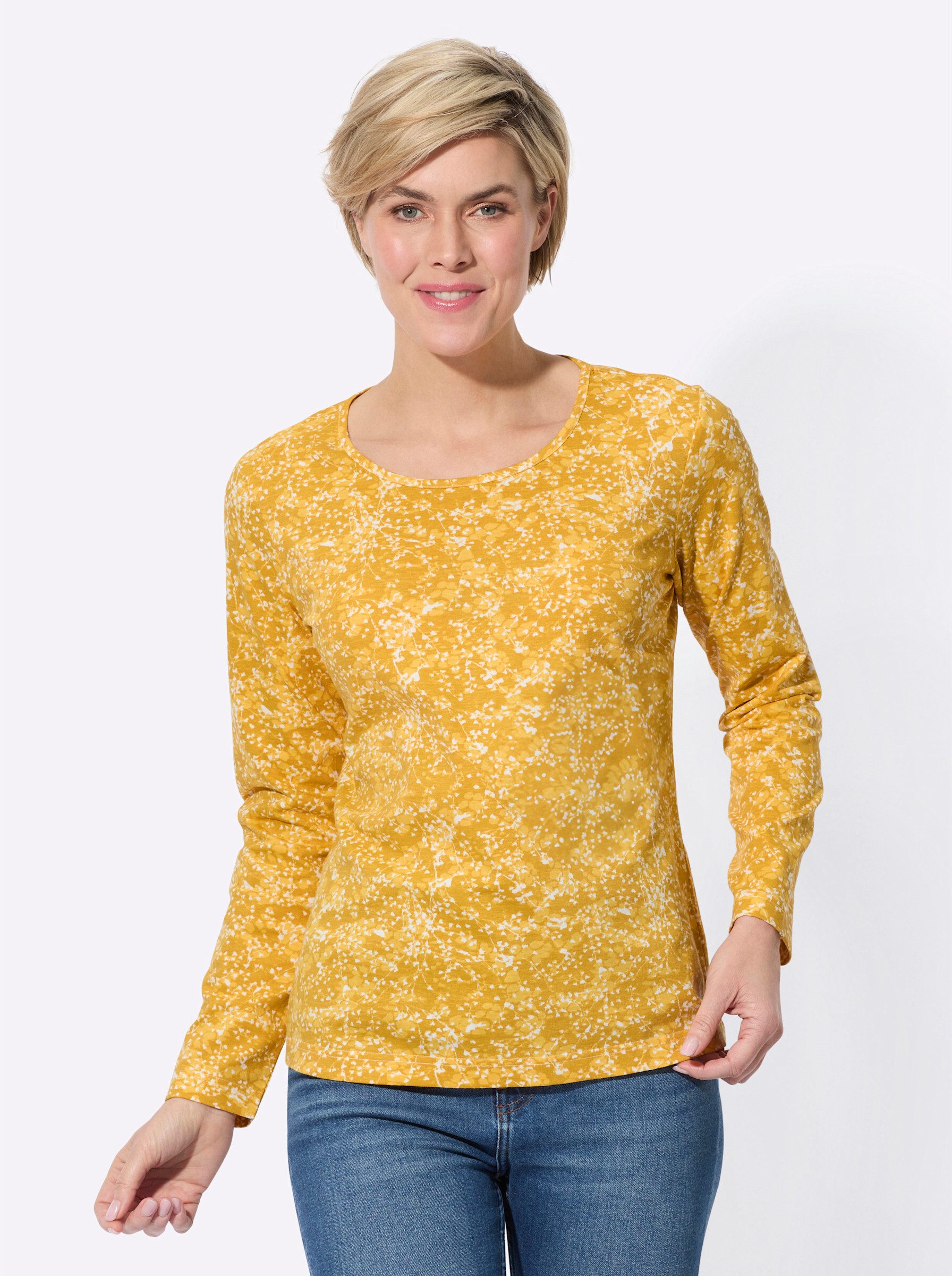 Classic Basics 3/4-Arm-Shirt "Rundhals-Shirt" 1 Stk. tlg. günstig online kaufen