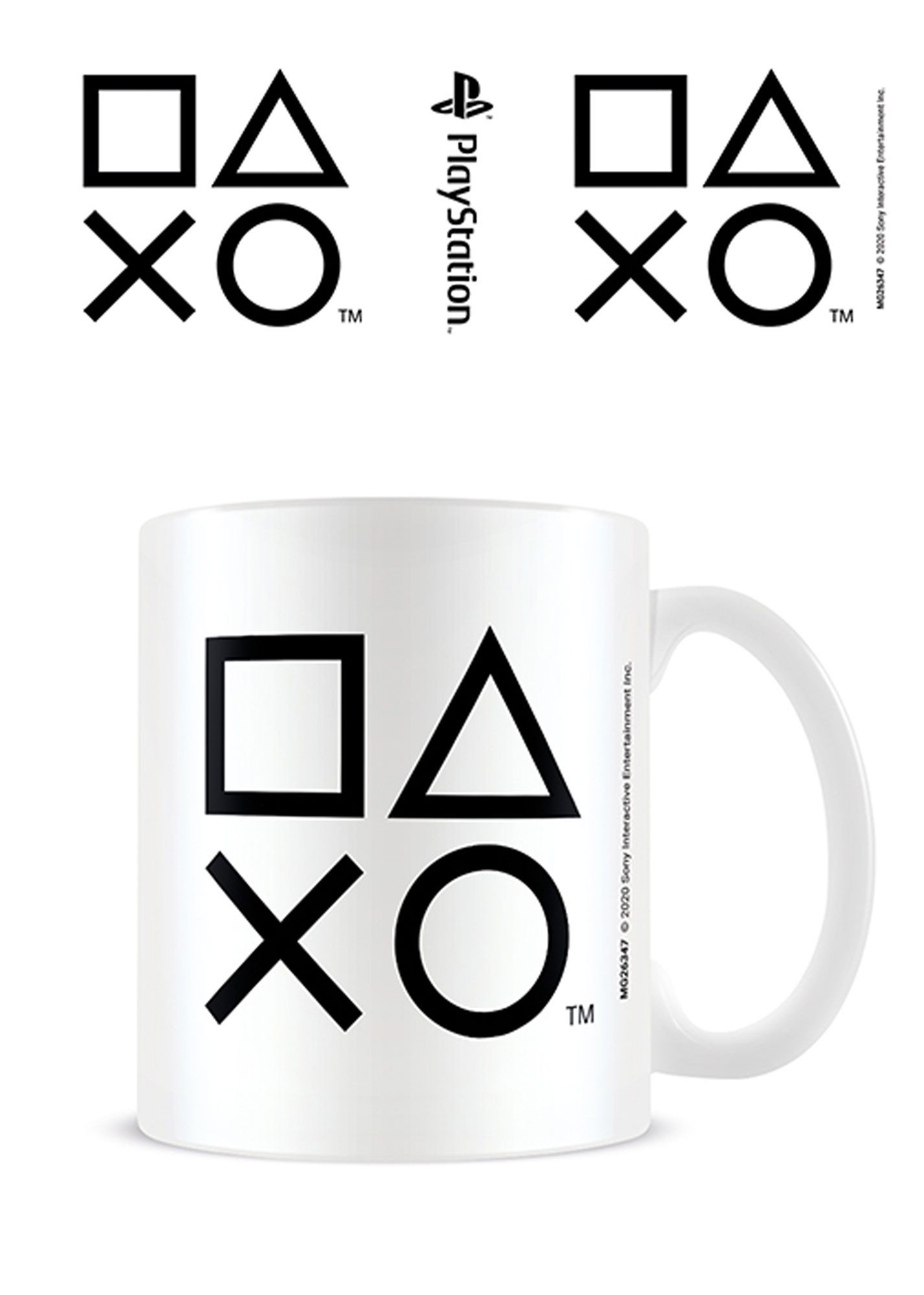Tasse Playstation - Lizenz Tassen - Shapes - Black