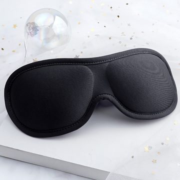 Mrichbez Schlafmaske 3D Augenmaske, Memory Foam Slow Bounce, Schlafende Augenmasken, 1-tlg., lichtblockierende Schlafbrille,geeignet für Reisen, Nickerchen und Yoga