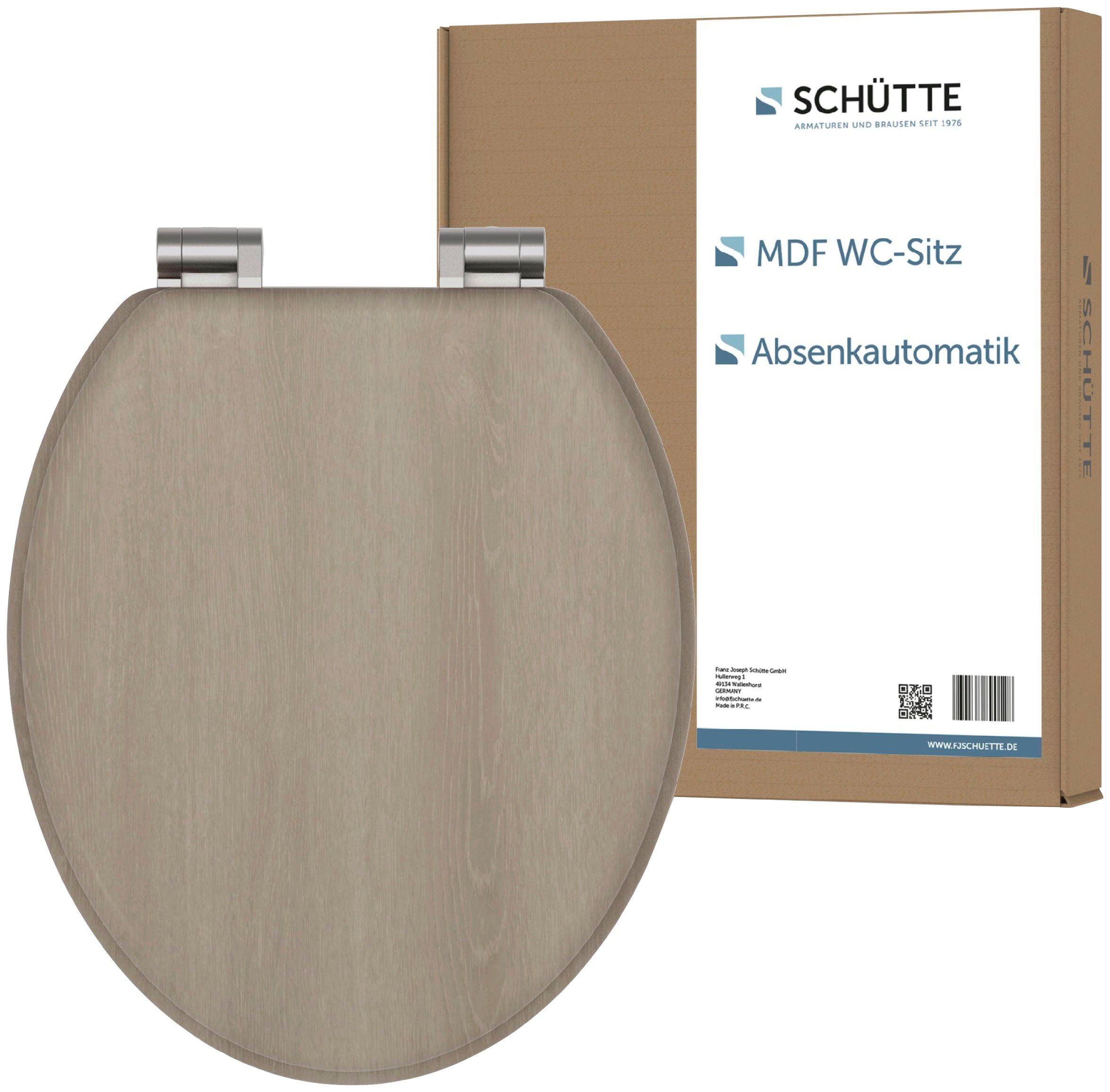 Schütte WC-Sitz MODERN WOOD, Toilettendeckel, mit Absenkautomatik günstig online kaufen