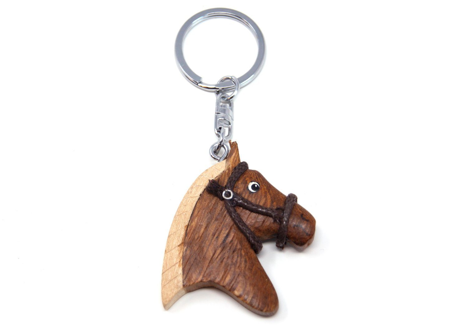 Pferdekopf Schlüsselanhänger Cornelißen aus Schlüsselanhänger - Holz