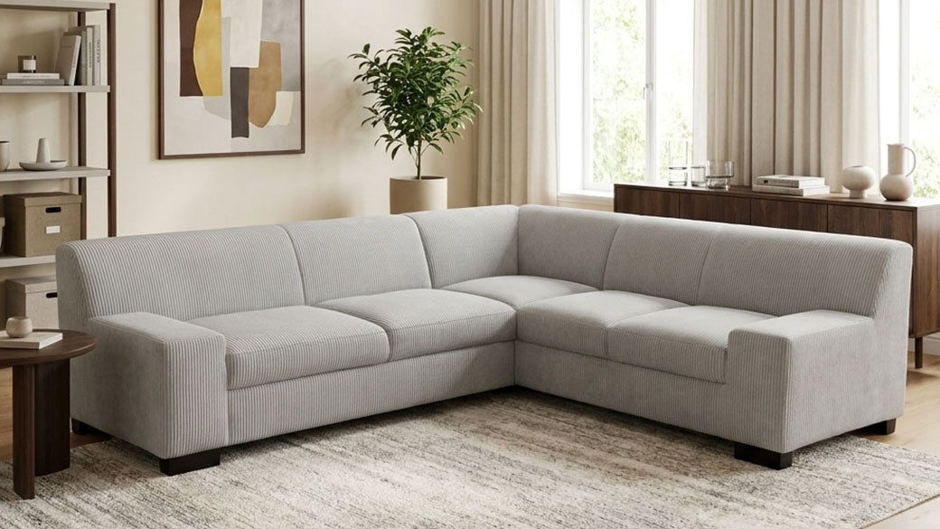 OTTO home Ecksofa Faxxe 249 x 214 cm, auch mit Schlaffunktion, aus haustierfreundlichem Pet Friendly Cord, L-Form