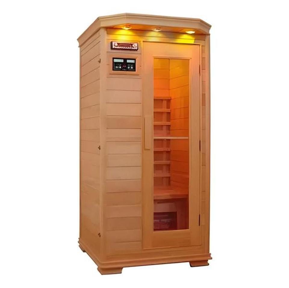 JVmoebel Sauna Designsauna aus Holz in Braun - für entspannende Wellnessmomente, (1-St) Made in Europe