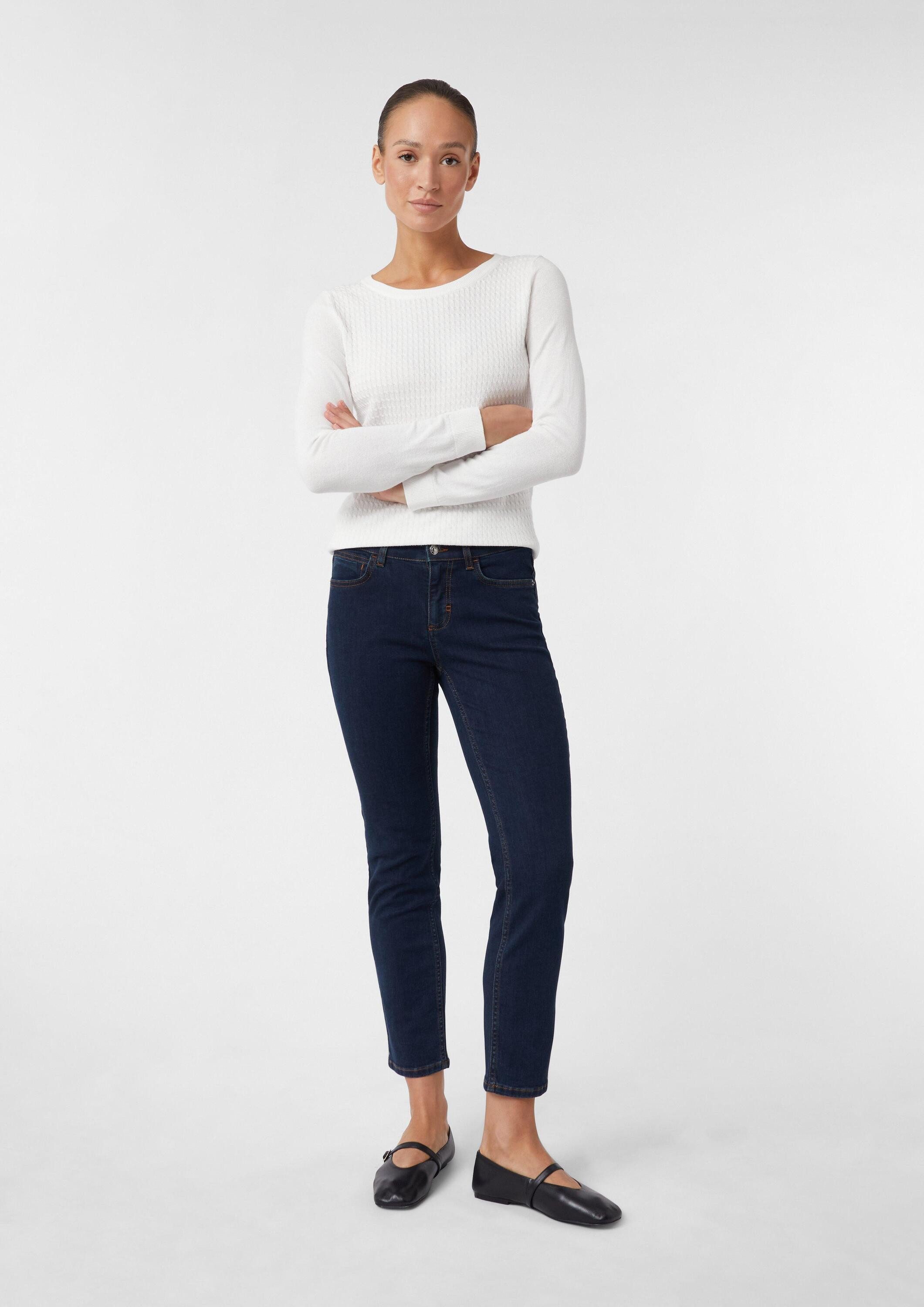 comma Slim-fit-Jeans Джинсы-Hose Slim Fit-Jeans in Ankle-Длина