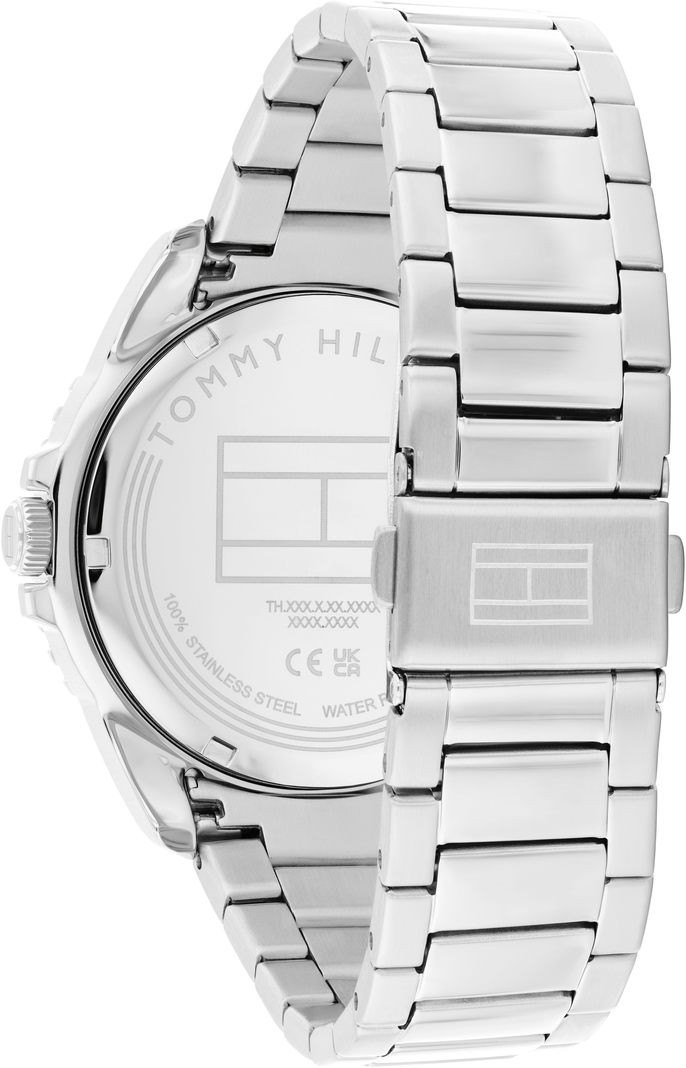 Tommy Hilfiger Quarzuhr OCEANIC 1792203, Armbanduhr, Herrenuhr, Edelstahlarmband, analog
