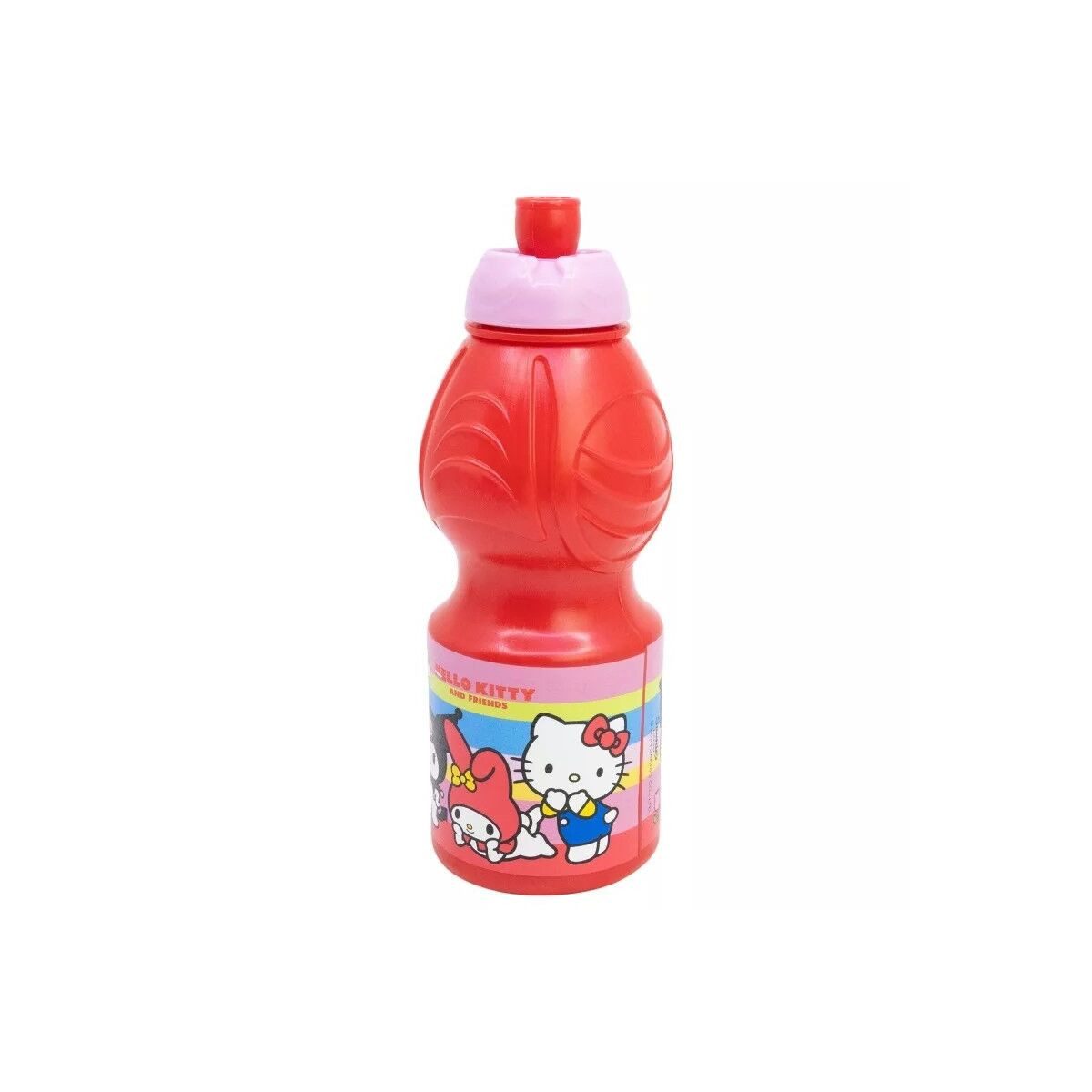 Hello Kitty Trinkflasche Hello Kitty and Friends Kunststoff Sportflasche 400 ml