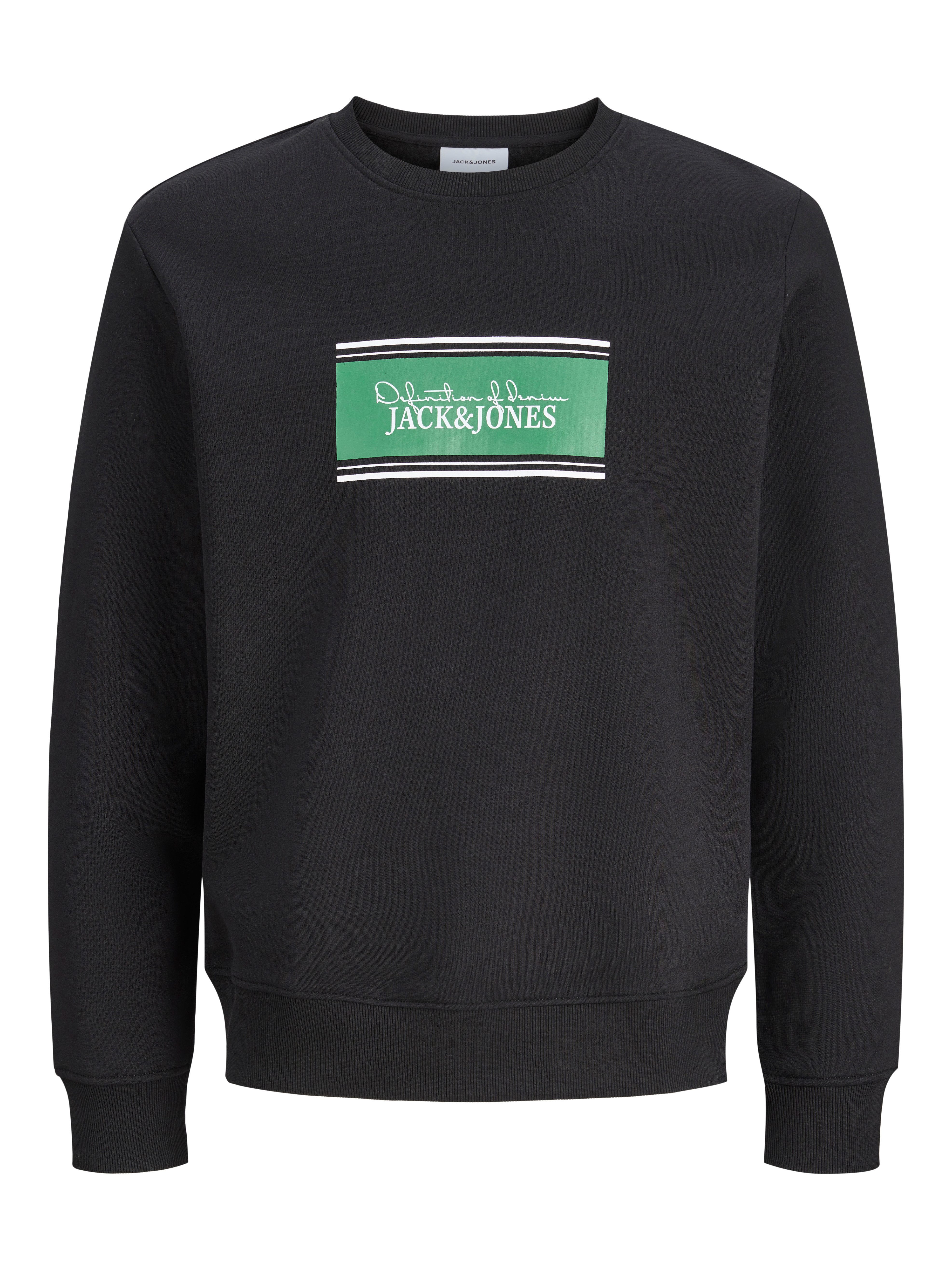 Jack & Jones Sweatshirt JJBUSTER SWEAT CREW NECK BTS Baumwollmischung, regular fit
