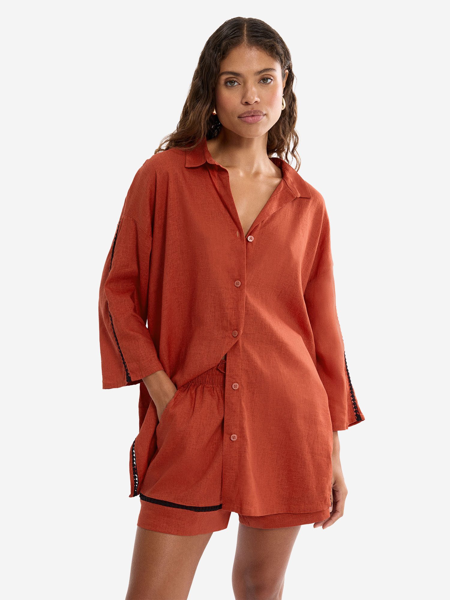 Triumph Hemdbluse Red Label Summer Wear Businesshemd, Freizeithemd, Langarmhemd