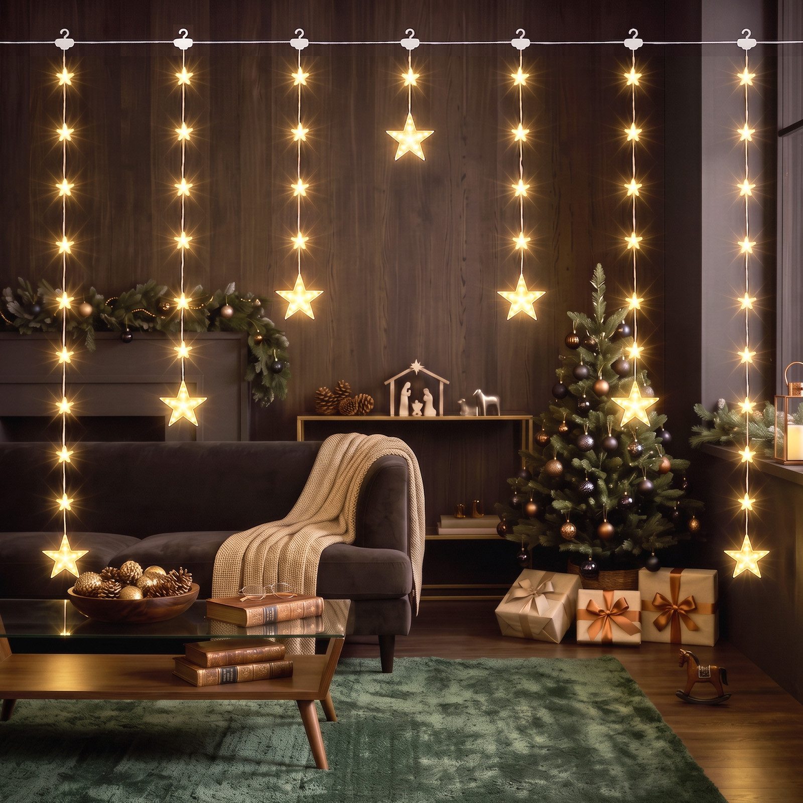 Lichtervorhänge für Fenster online kaufen