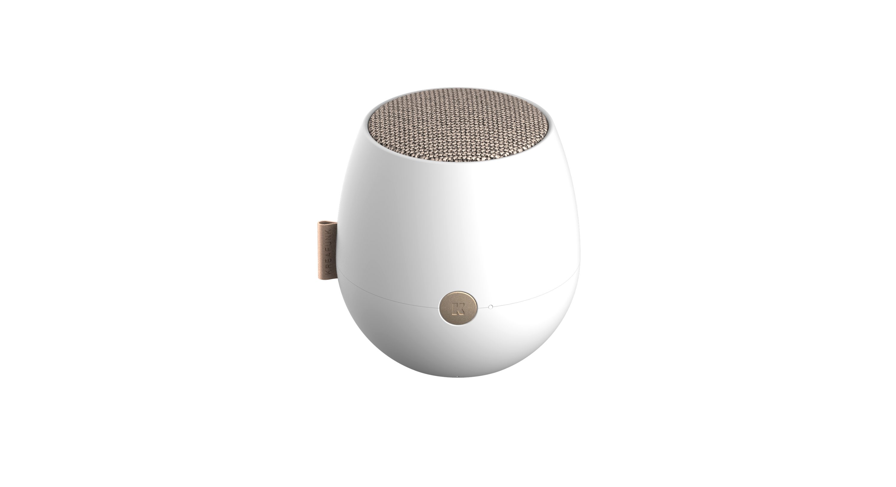 KREAFUNK aJAZZ Voice Assistant Control und kabelloser Qi Ladetechnologie Lautsprecher (TWS (True Wireless Stereo)