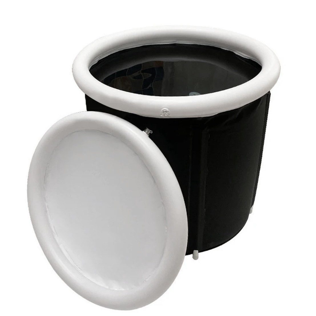 Divit Halter Eisbad aufblasbar EB14 PVC Eistonne tragbar 75 x 75 cm schwarz günstig online kaufen