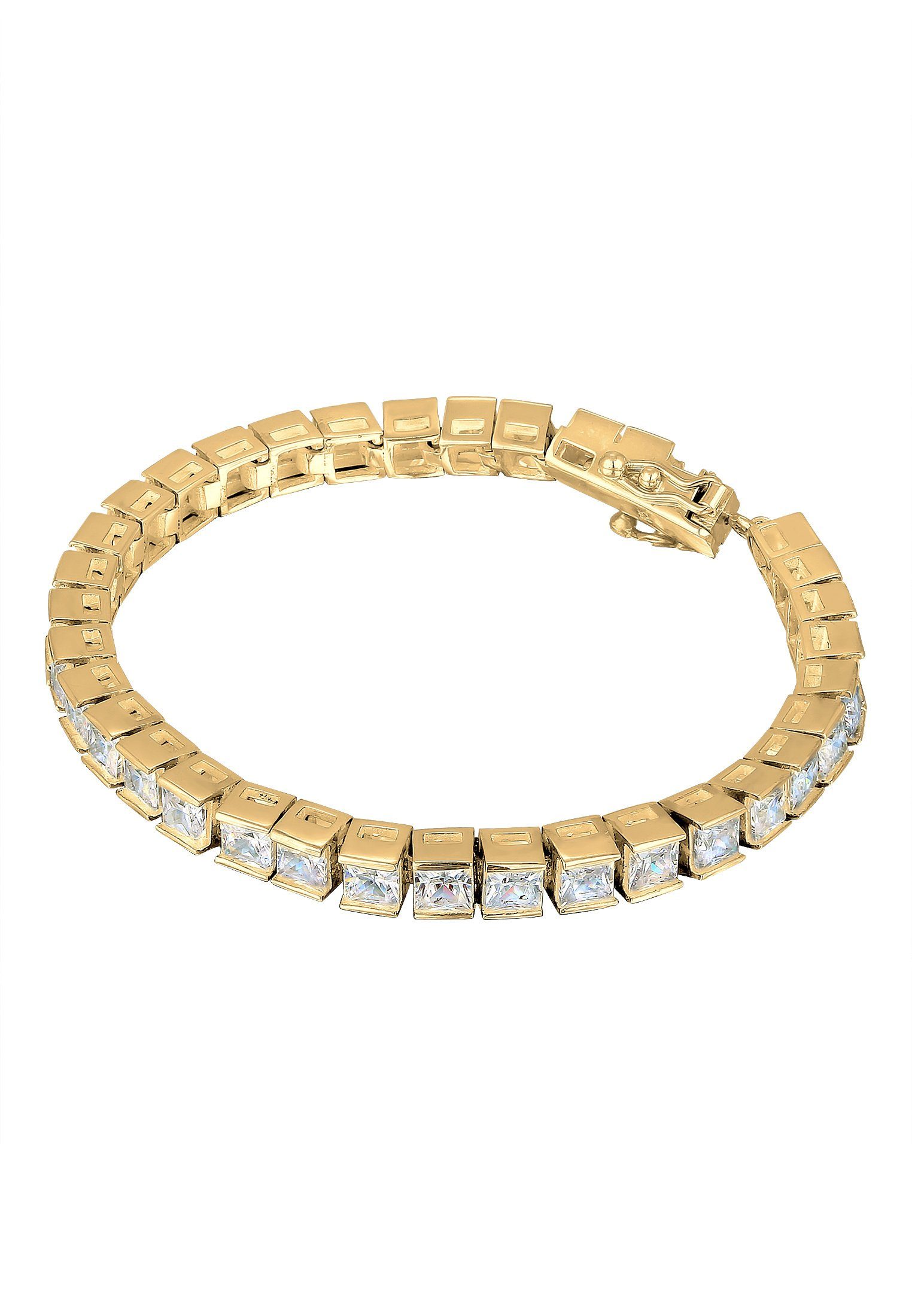 Armband Sparkle Silber Kristall 925 Tennisarmband Premium Gold Elli Zirkonia