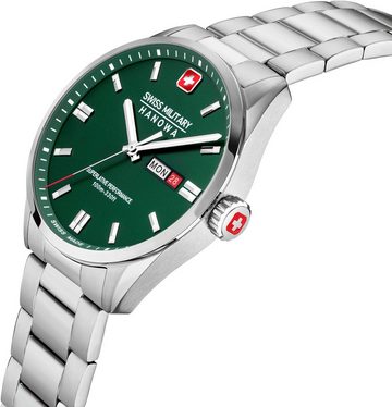 Swiss Military Hanowa Quarzuhr ROADRUNNER MAXED, SMWGH0001603, Armbanduhr, Herrenuhr, Schweizer Uhr, Datum, Saphirglas, Swiss Made