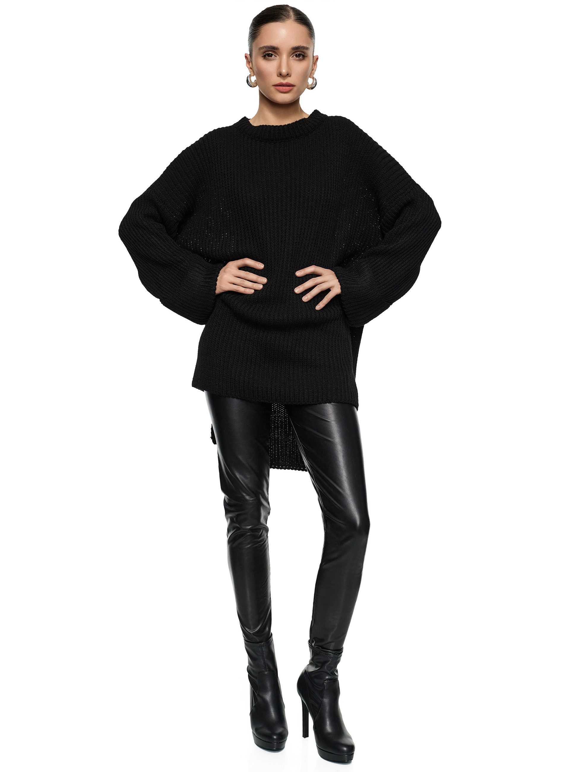 Worldclassca Longpullover WORLDCLASSCA Damen Oversize Strickpulllover günstig online kaufen