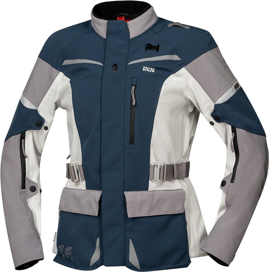 IXS Motorradjacke Venture-STX 1.0 wasserdichte Damen Motorrad Textiljacke Rückenprotektor enthalten,wasserdicht
