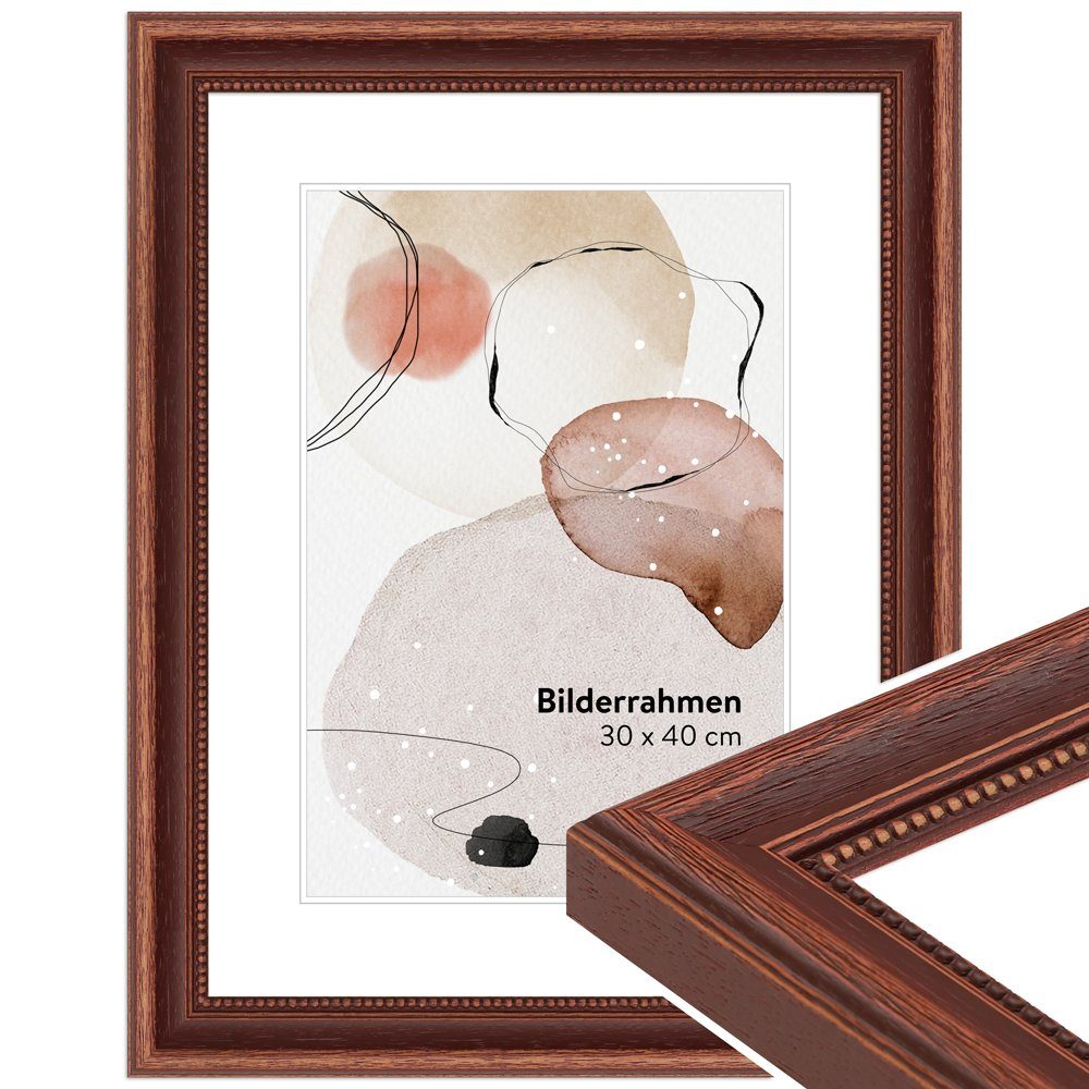 WANDStyle Bilderrahmen H390, Braun, aus Massivholz günstig online kaufen