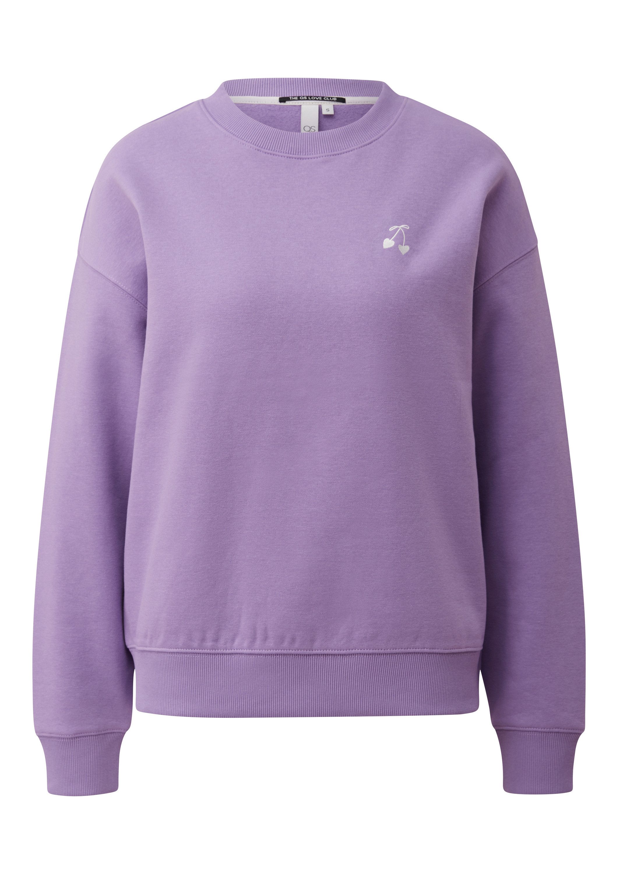 QS Sweatshirt Sweatshirt Sweatshirt mit Stickerei günstig online kaufen