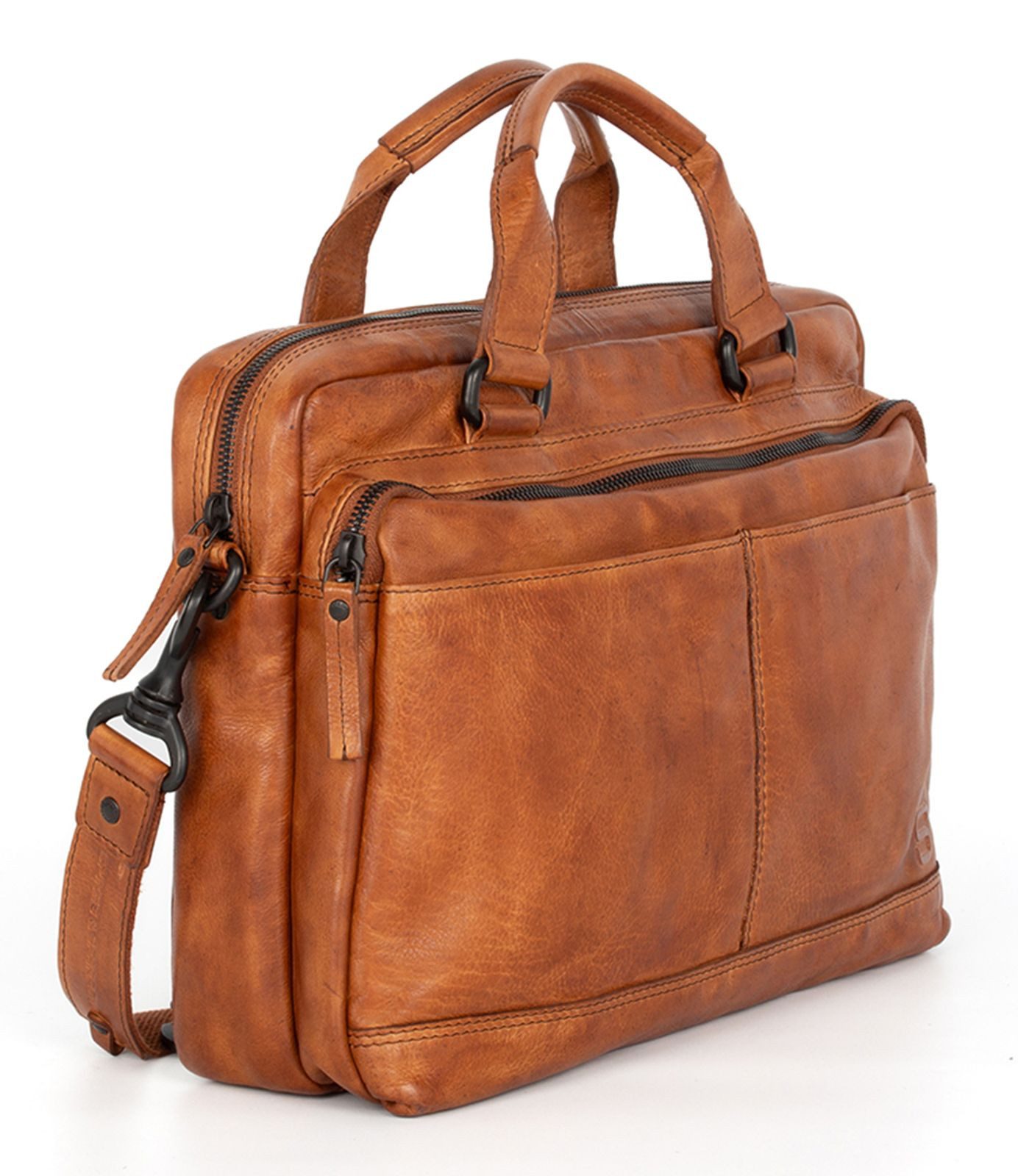 Spikes & Sparrow Businesstasche Steven, aus echtem Leder