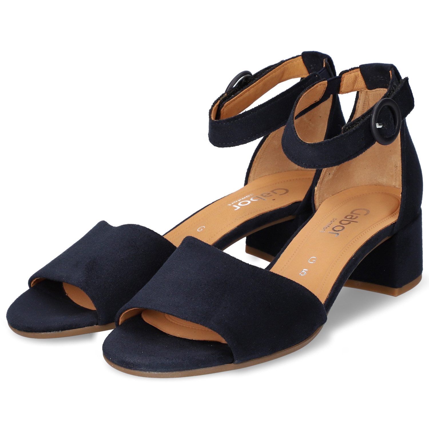 Sandaletten Sandalen Blau Leder Blaue Gabor Comfort