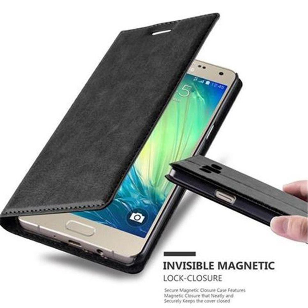 Cadorabo Handyhülle für Samsung Galaxy A5 2015 Hülle Samsung Galaxy A5 2015, Hülle Schutzhülle mit Standfunktion, Magnetverschluss und Kartenfach
