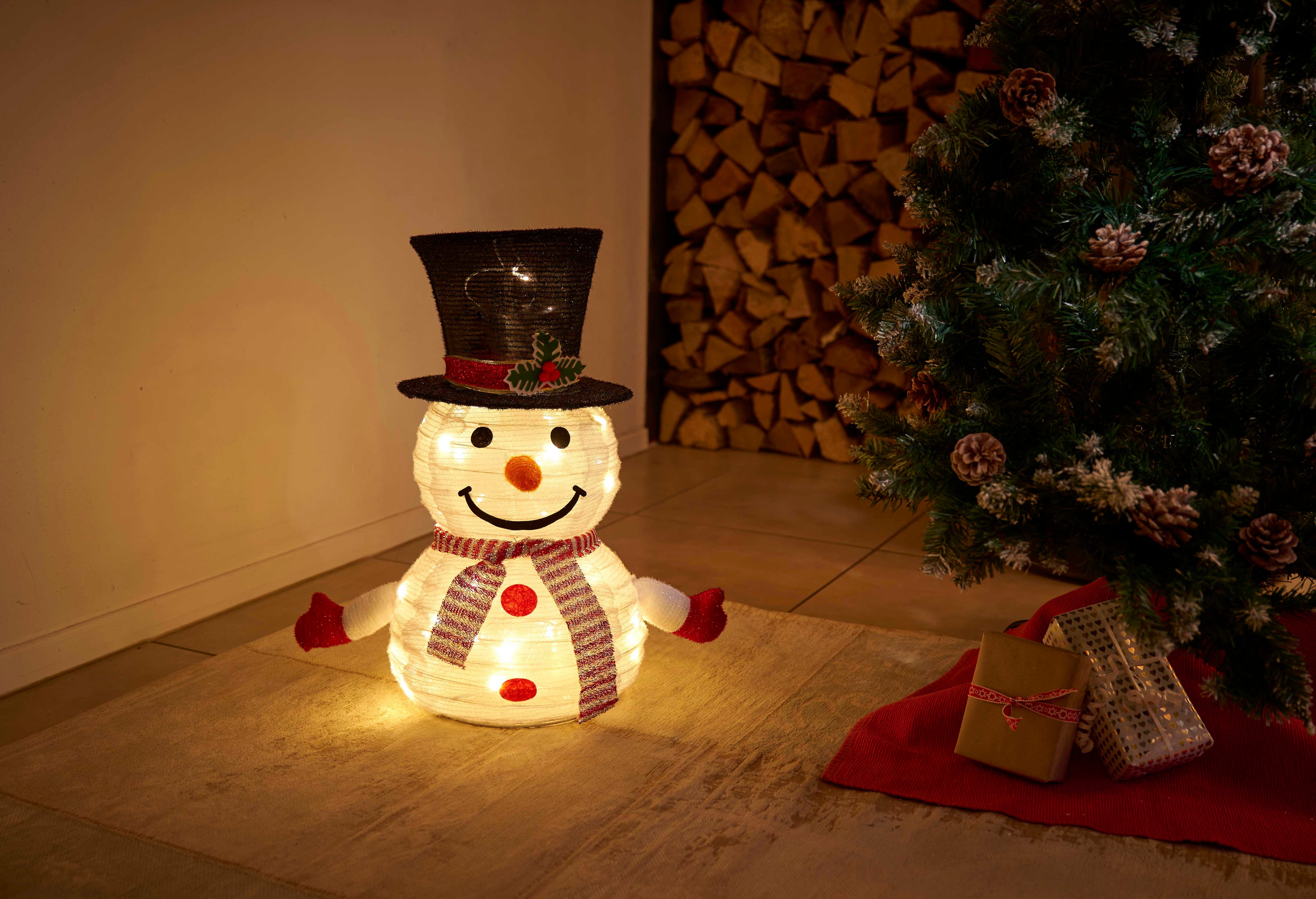 Northpoint Weihnachtsfigur LED Schneemann Weihnachtsdeko 70cm günstig online kaufen