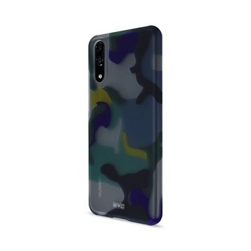 Artwizz Backcover Artwizz Camouflage Clip - Schutzhülle im Tarnmuster-Look mit Soft-Touch-Beschichtung für Huawei P20, Ocean